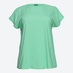 Damen-T-Shirt mit Struktur-Muster, große Größen