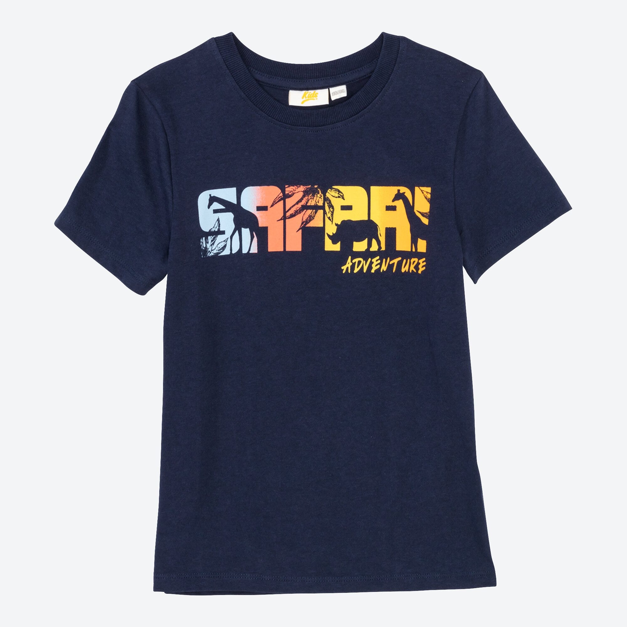 Jungen-T-Shirt mit Safari-Schriftzug