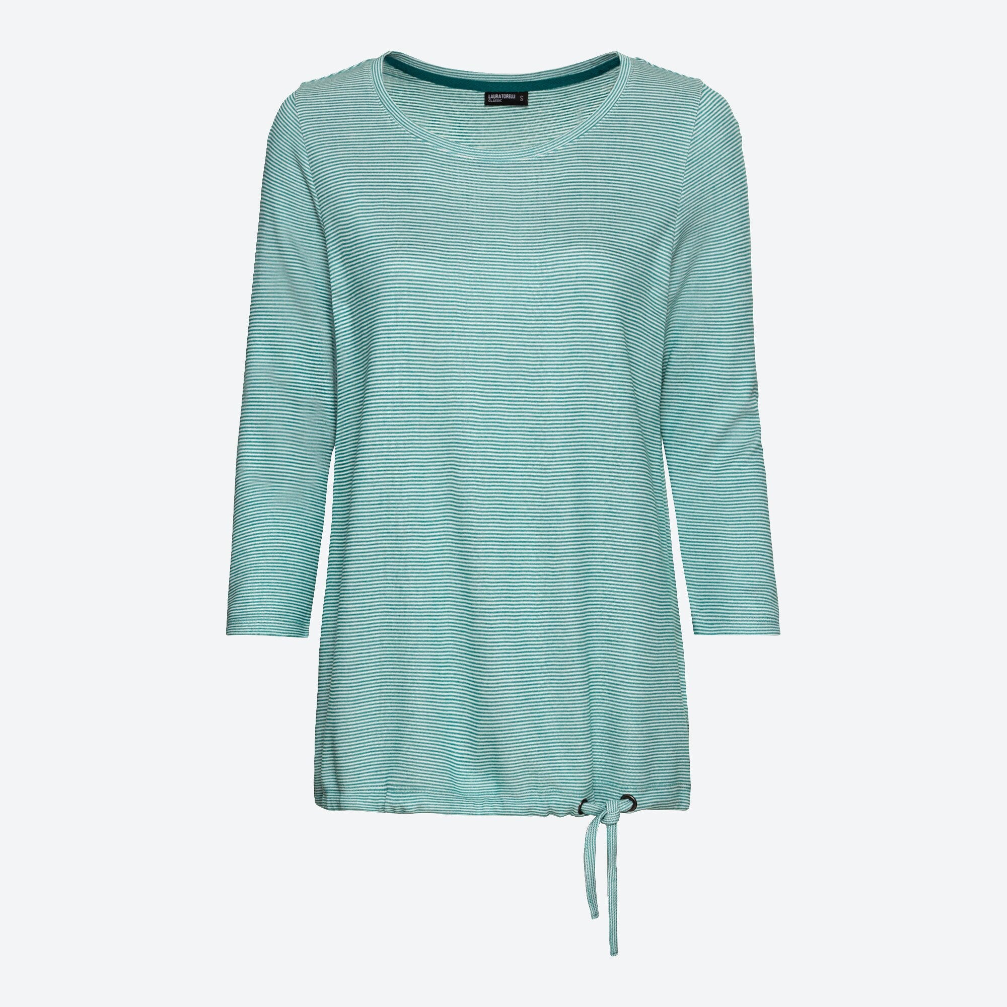 Damen-Langarmshirt mit Streifenmuister