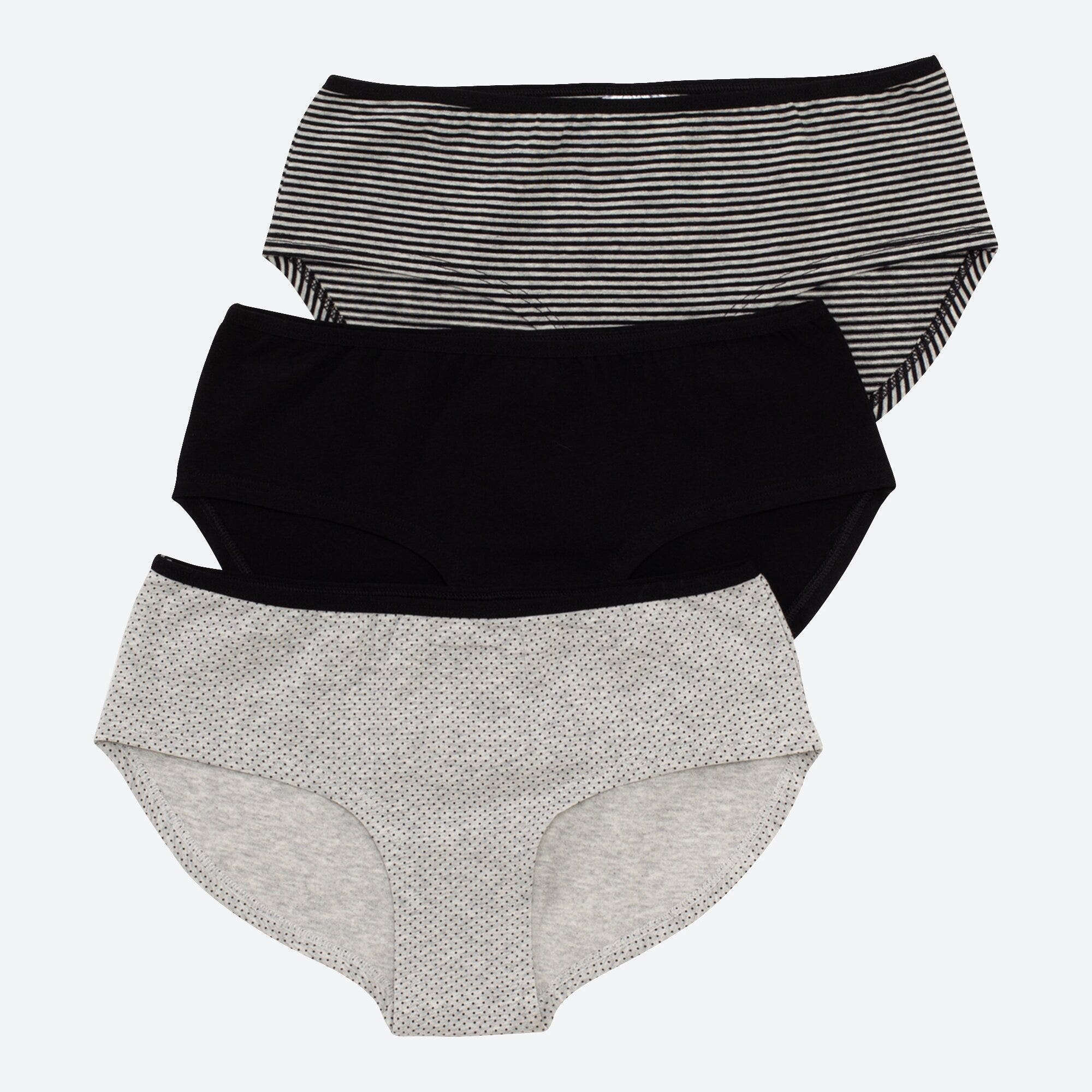 Damen-Panty mit Punkte-Muster, 3er-Pack
