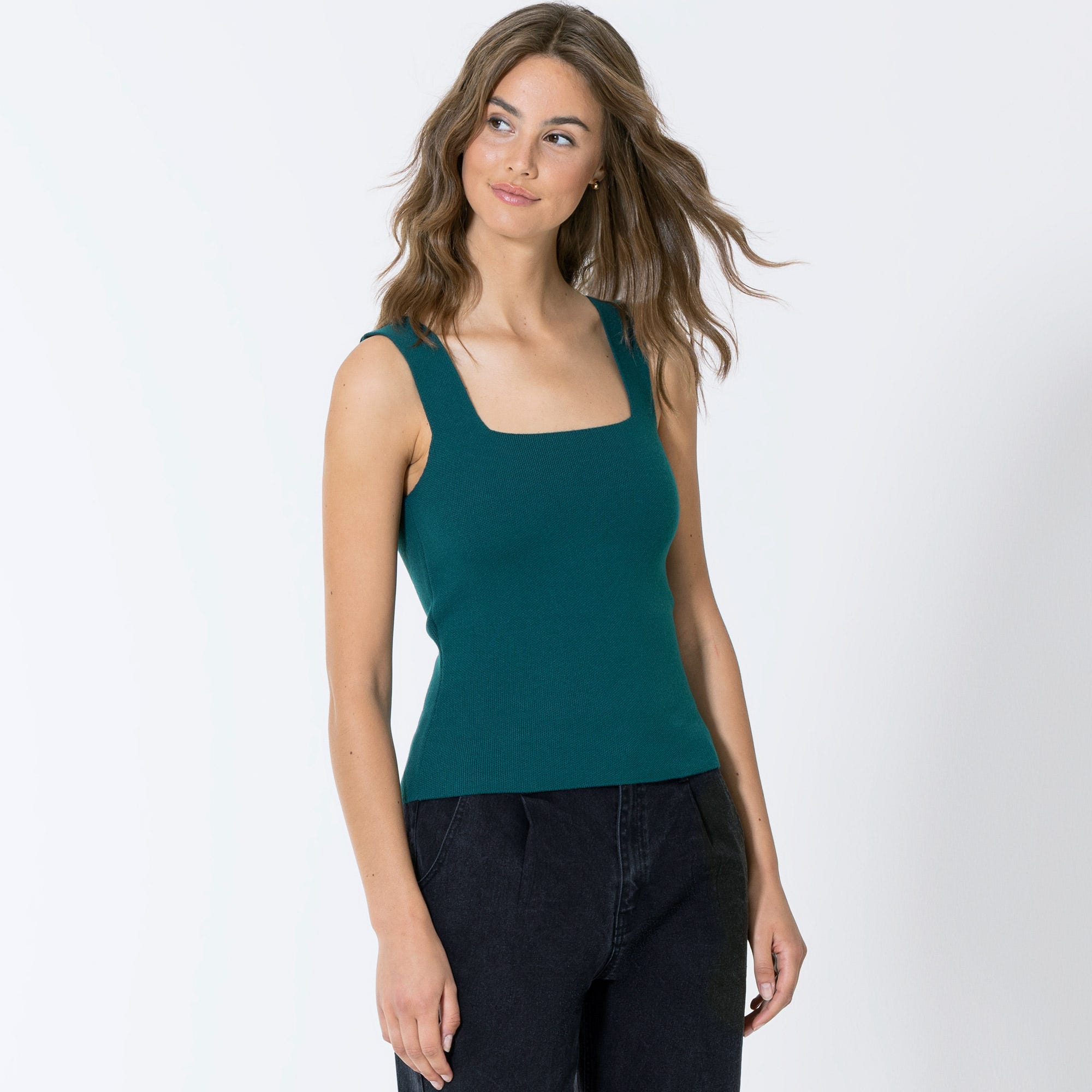 Damen-Top mit Jacquard-Design