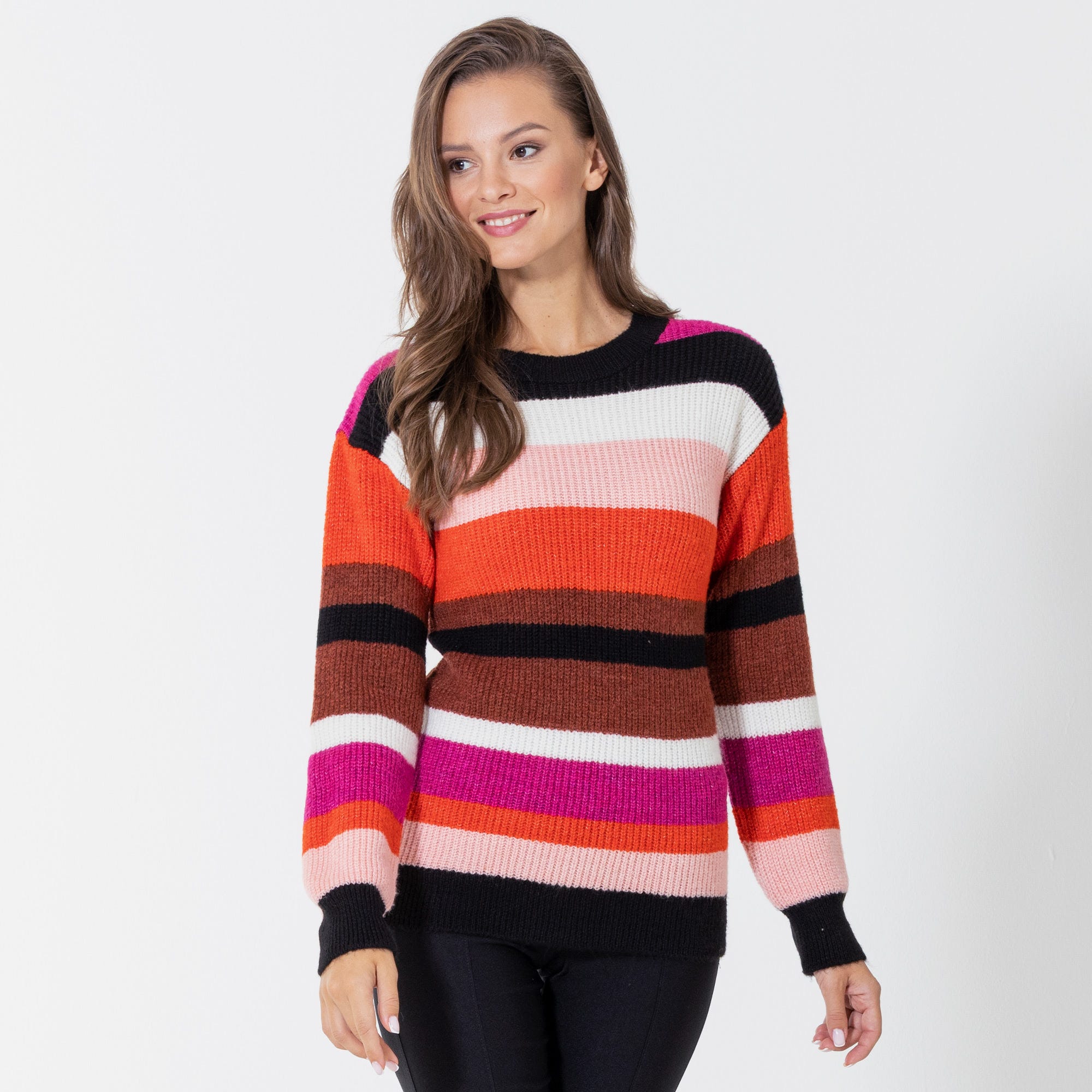 Damen-Pullover mit Streifendesign
