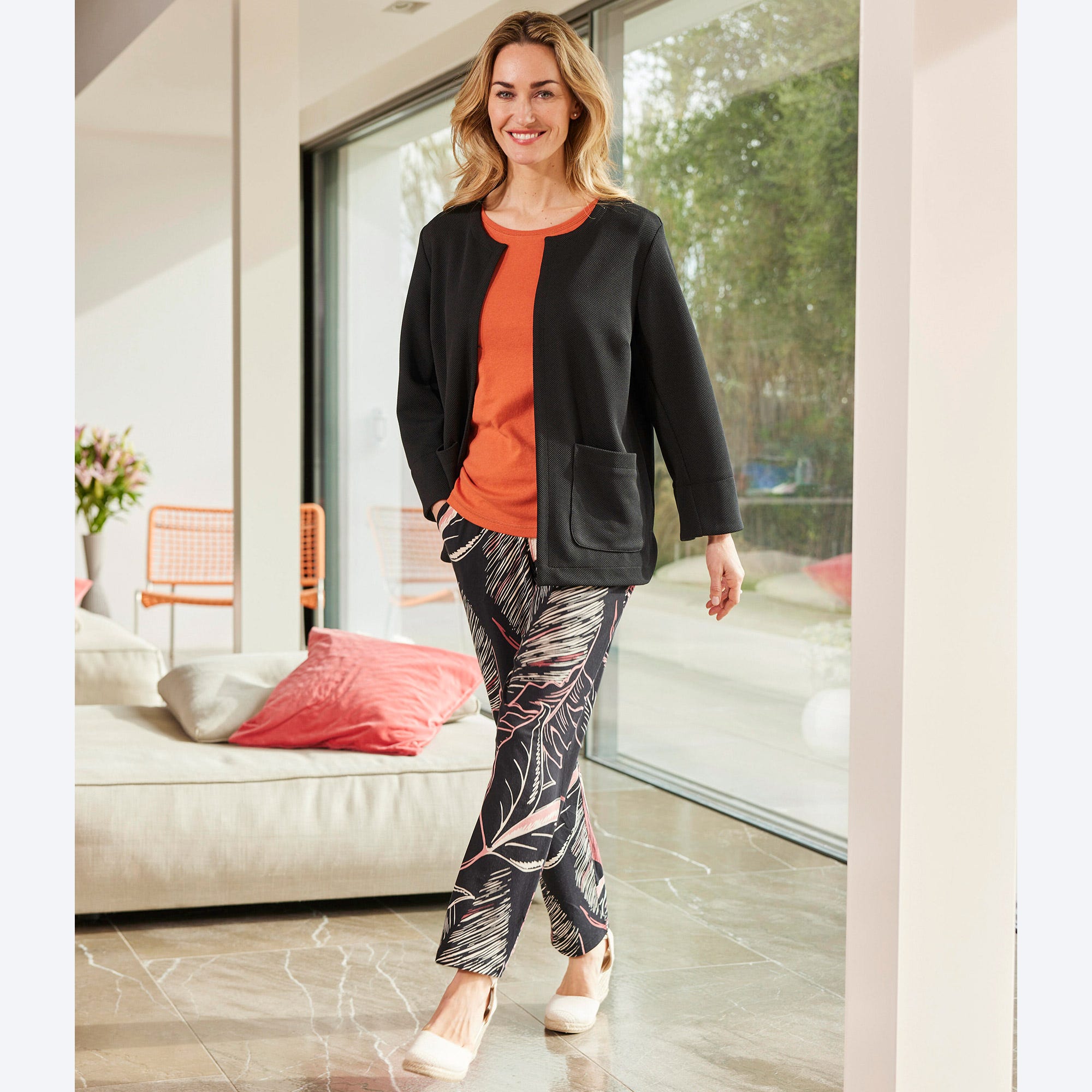 Damen-Stoffhose aus Viskose
