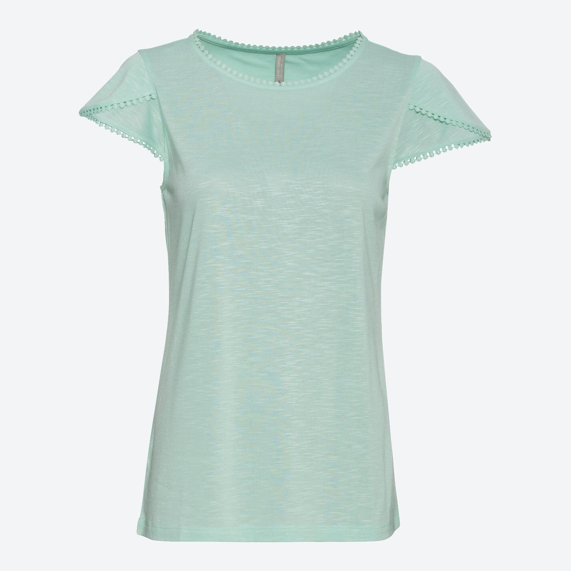 Damen-T-Shirt mit Zierband