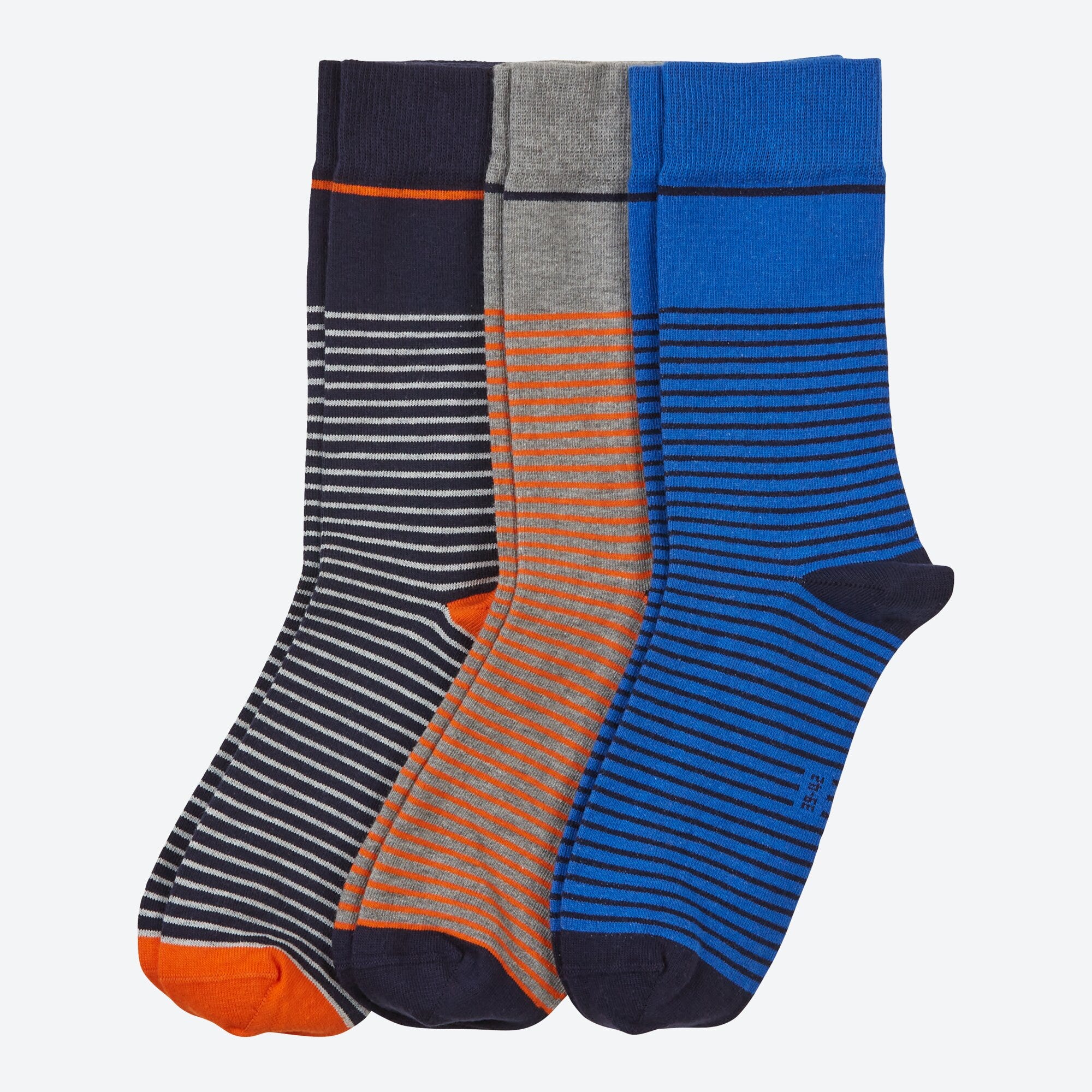 Herren-Socken mit Ringelmuster, 3er-Pack