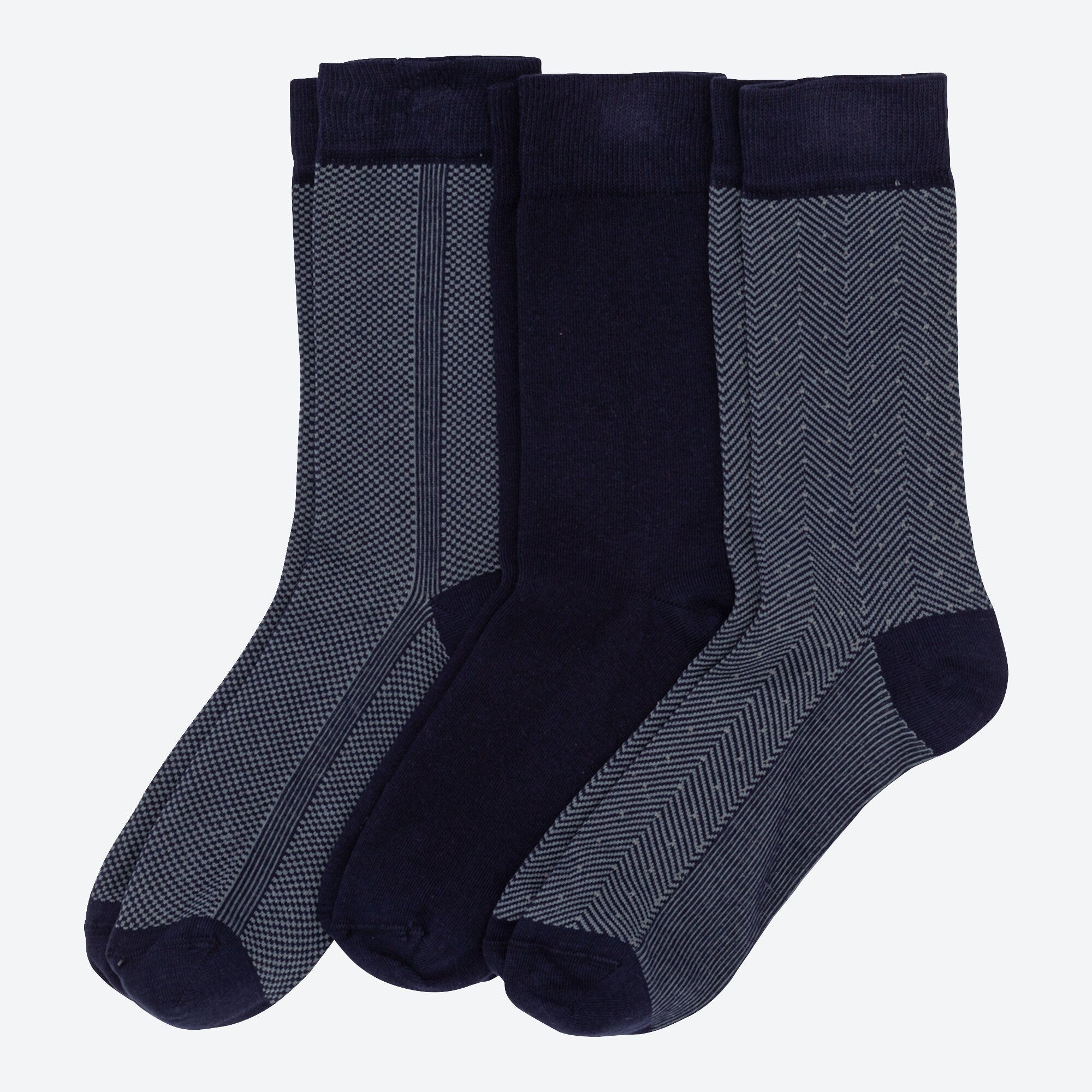Herren-Socken in verschiedenen Designs, 3er-Pack
