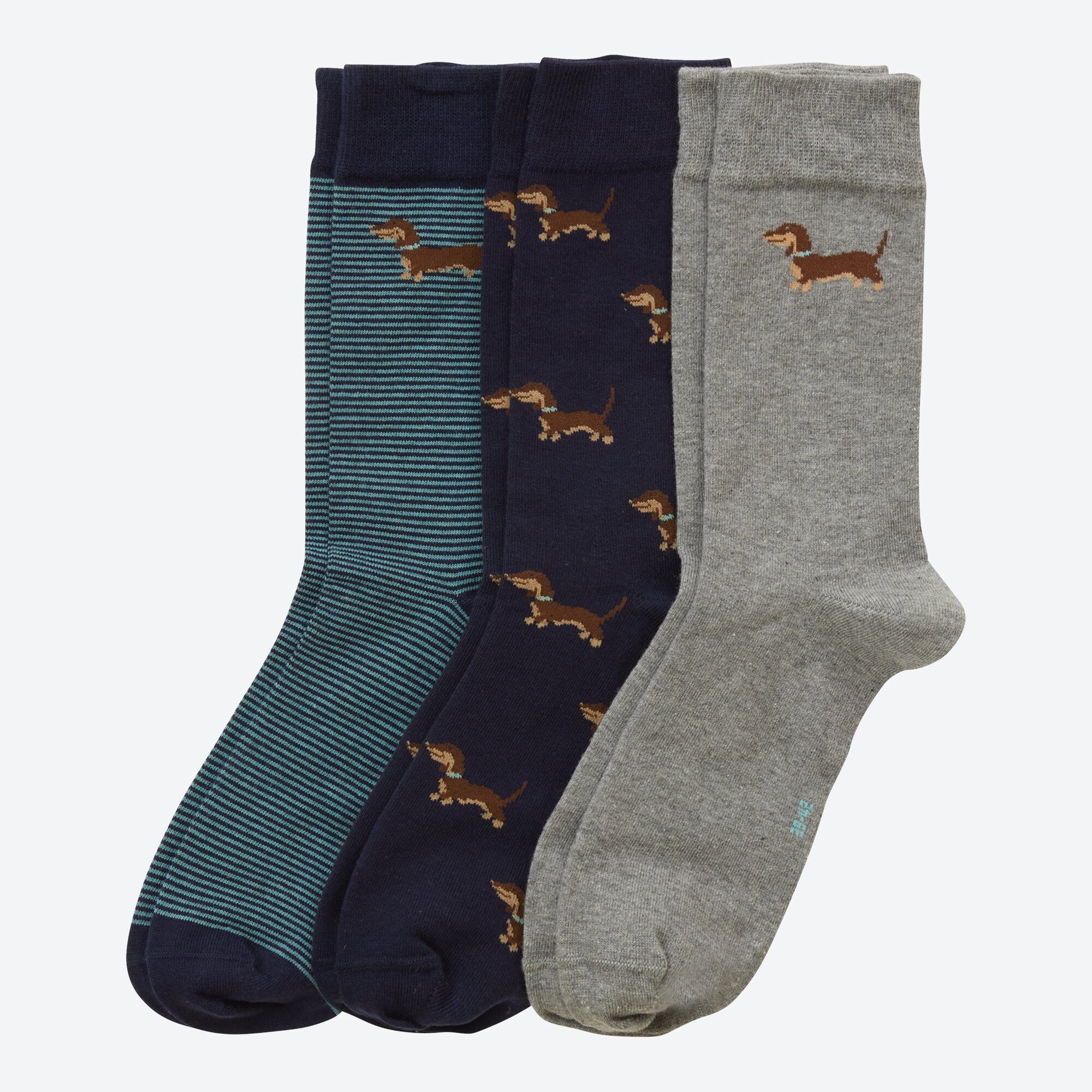 Herren-Socken in verschiedenen Designs, 3er-Pack