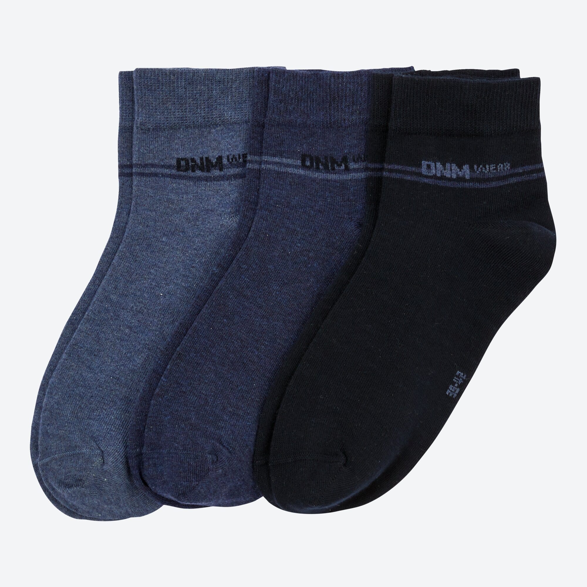 Herren-Kurzschaft-Socken, 3er-Pack