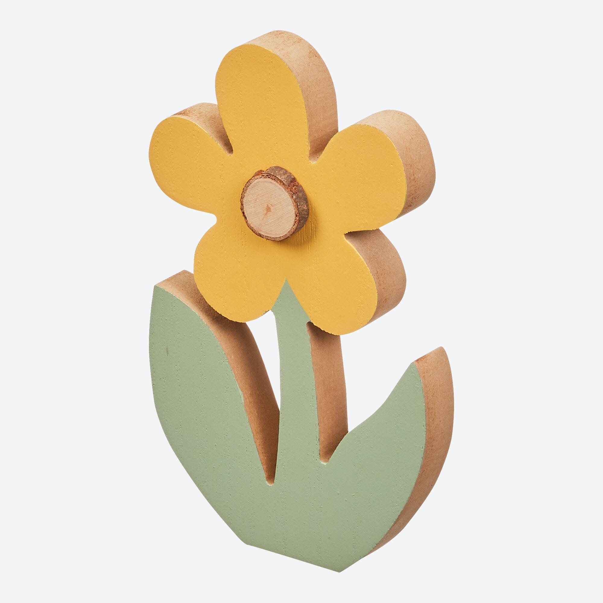 Blumen Dekoration aus Holz, ca. 12x20cm