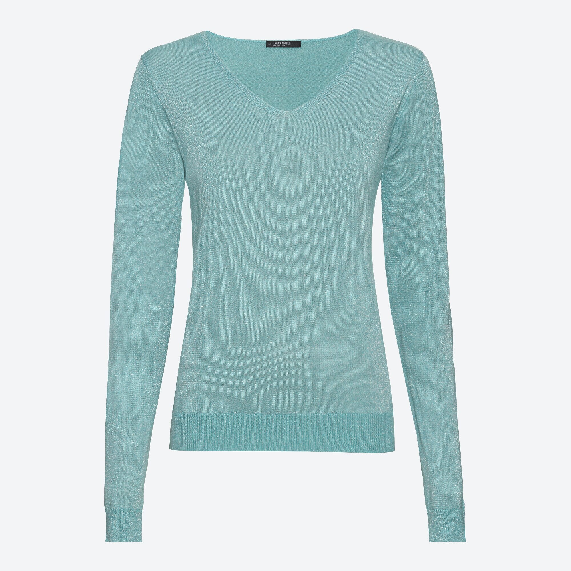 Damen-Pullover mit Glitzerfäden