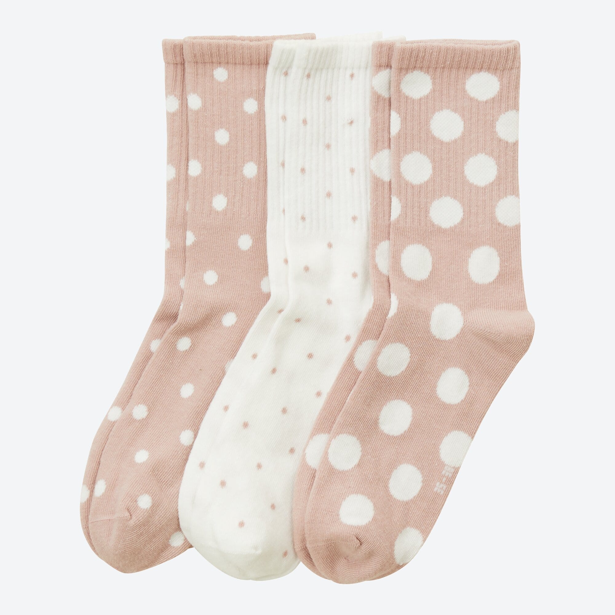 Damen-Socken mit Punkte-Muster, 3er-Pack