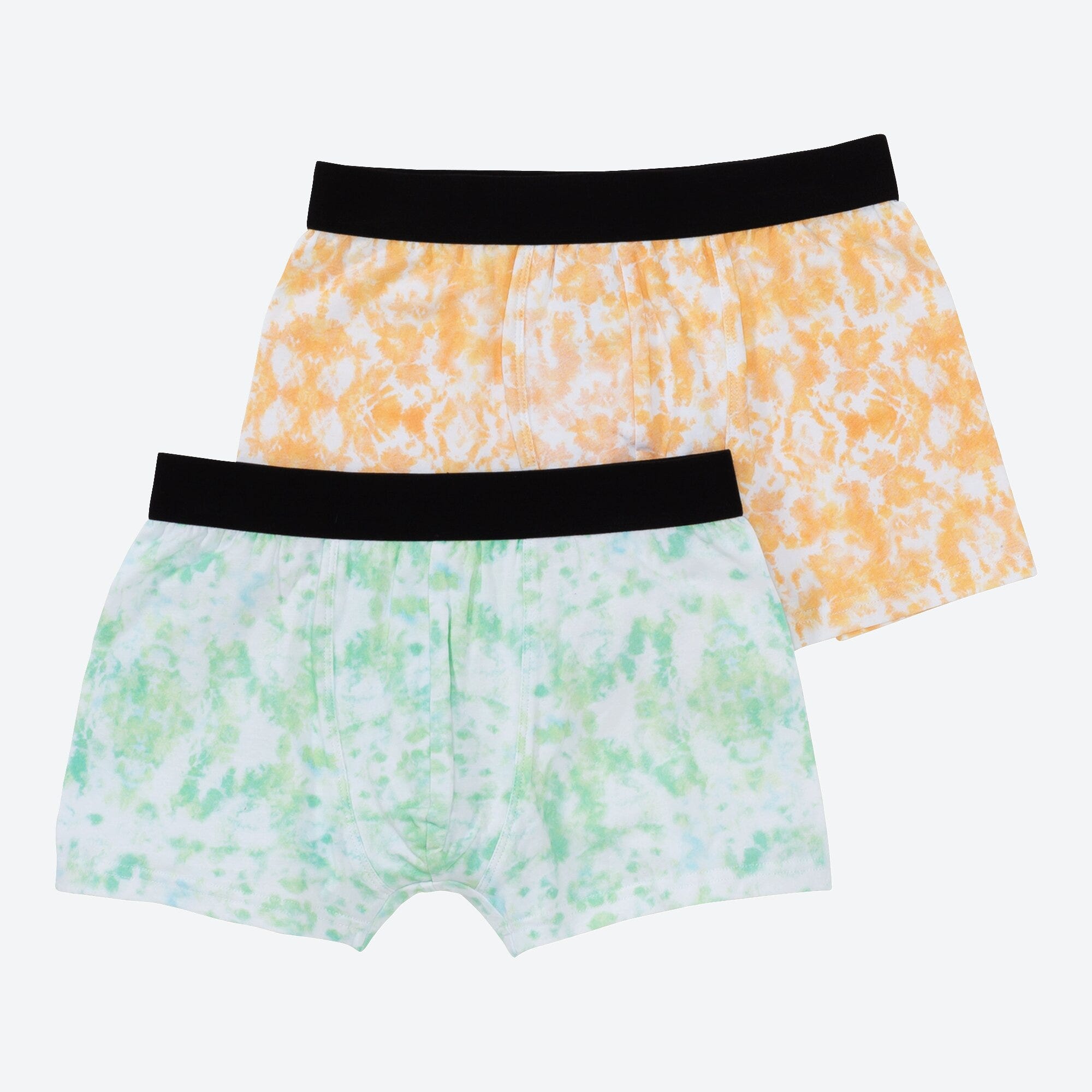 Jungen-Retroshorts mit Kontrast-Webbund, 2er-Pack