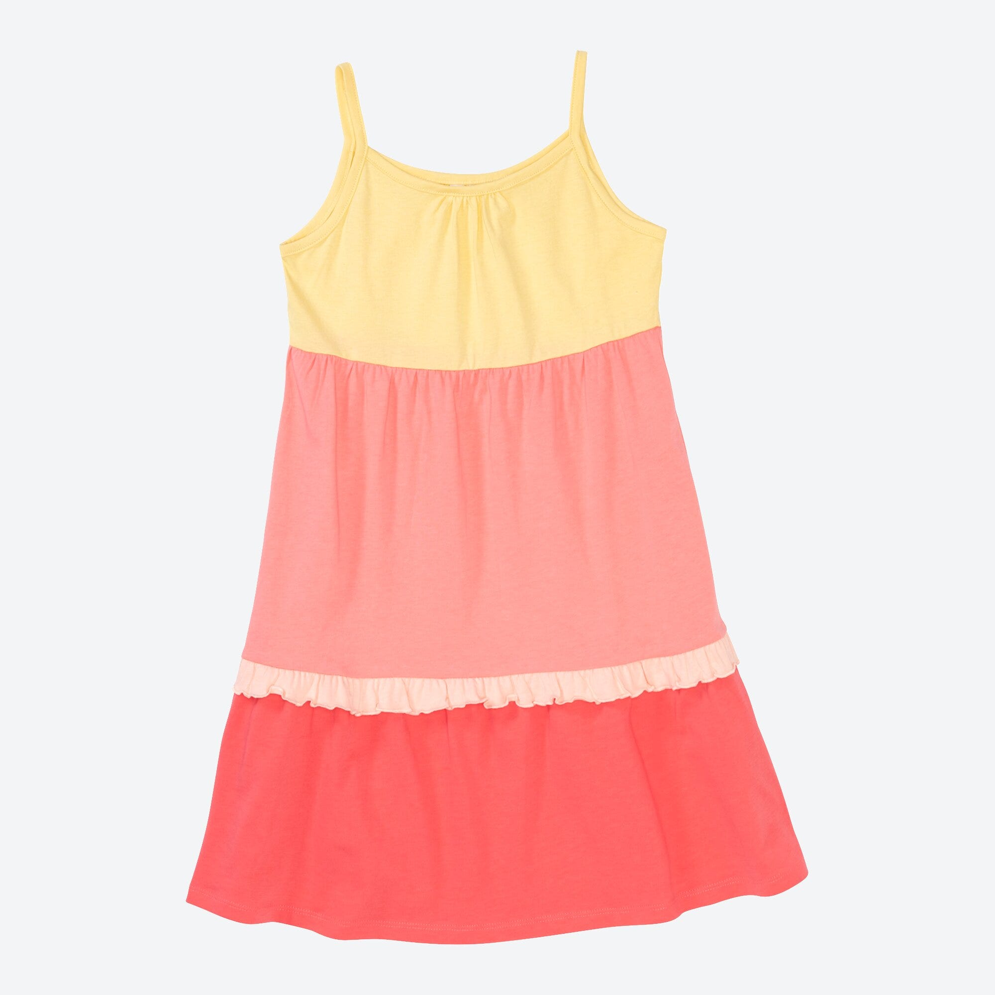 Mädchen-Kleid mit Blockstreifen