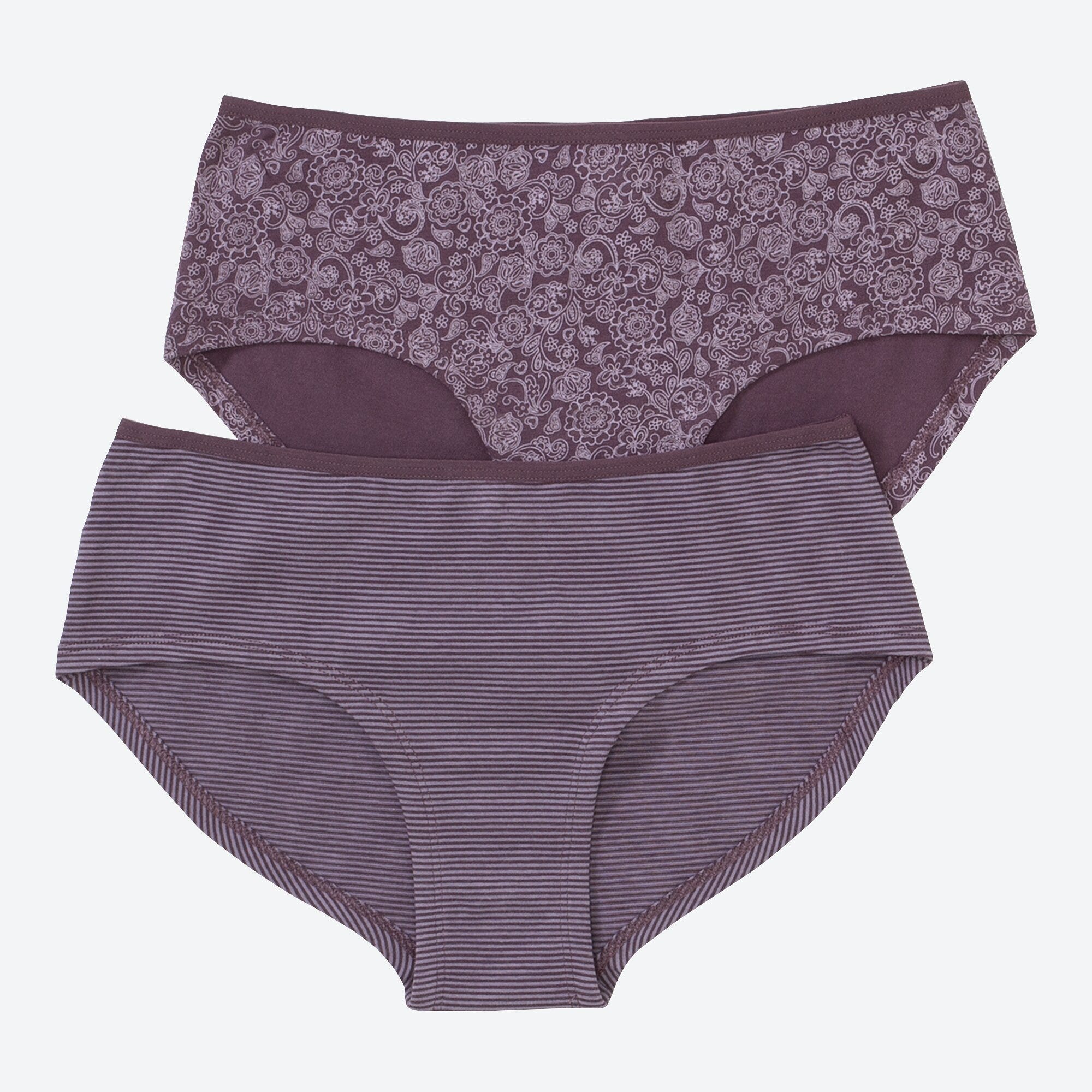 Damen-Panty mit Blumenmuster, 2er-Pack