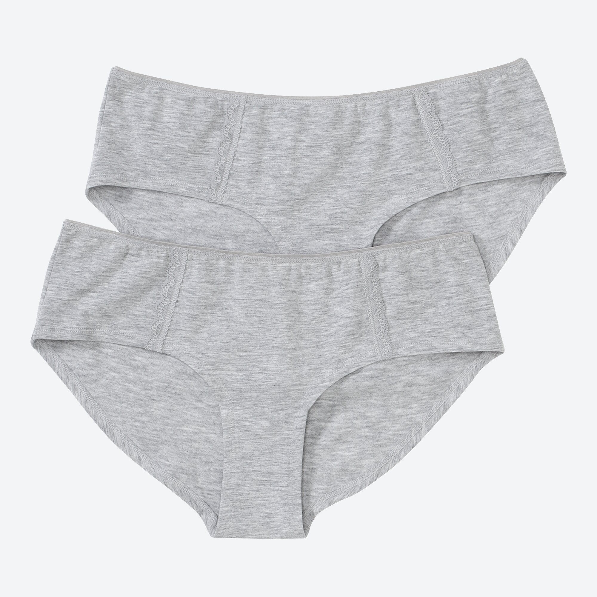 Damen-Panty in Melange-Optik, 2er-Pack