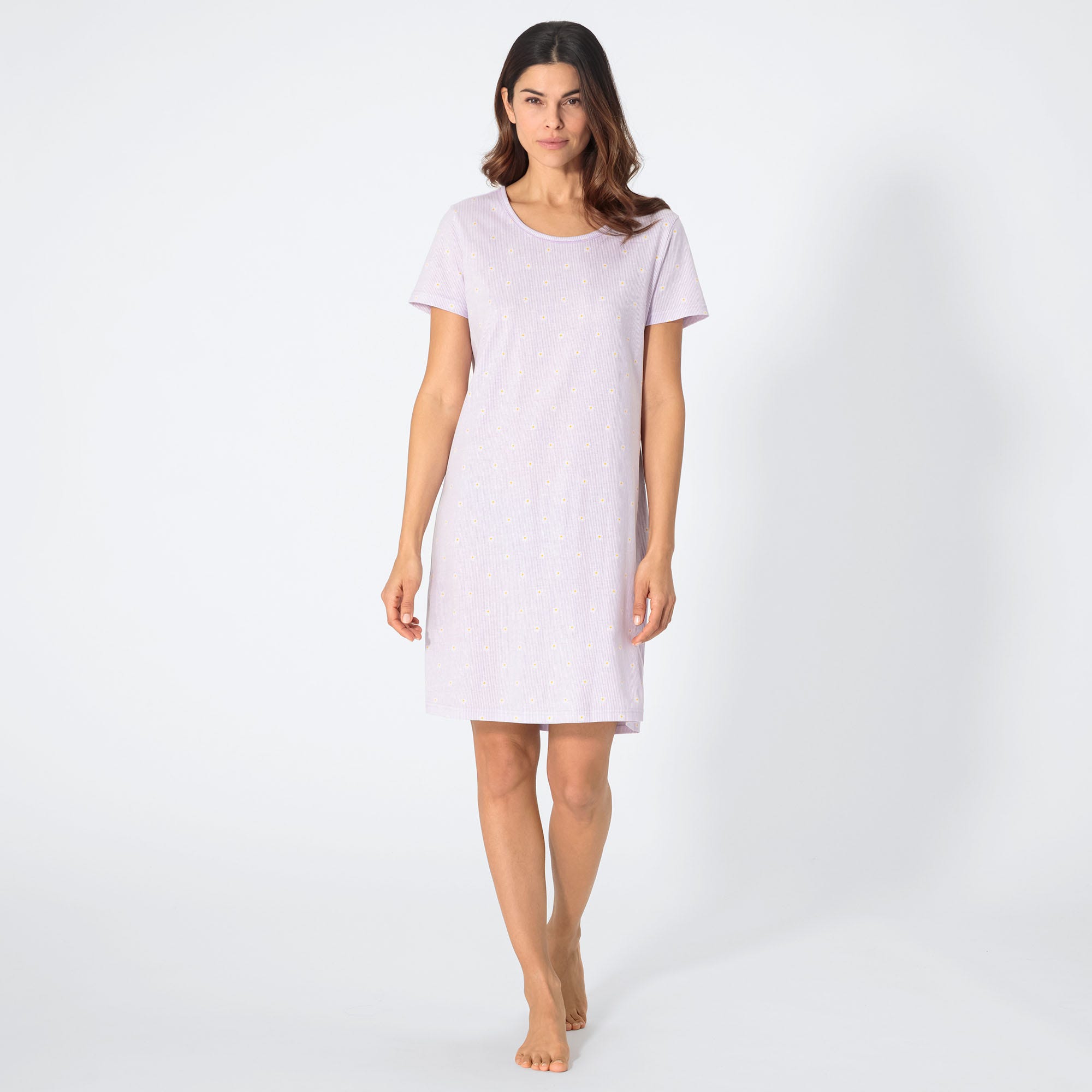 Damen-Nachthemd mit Blüten-Muster