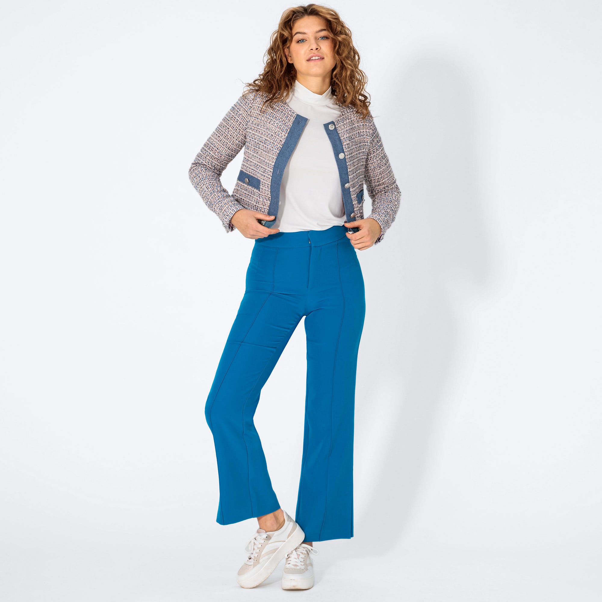 Damen-Hose mit weitem Bein