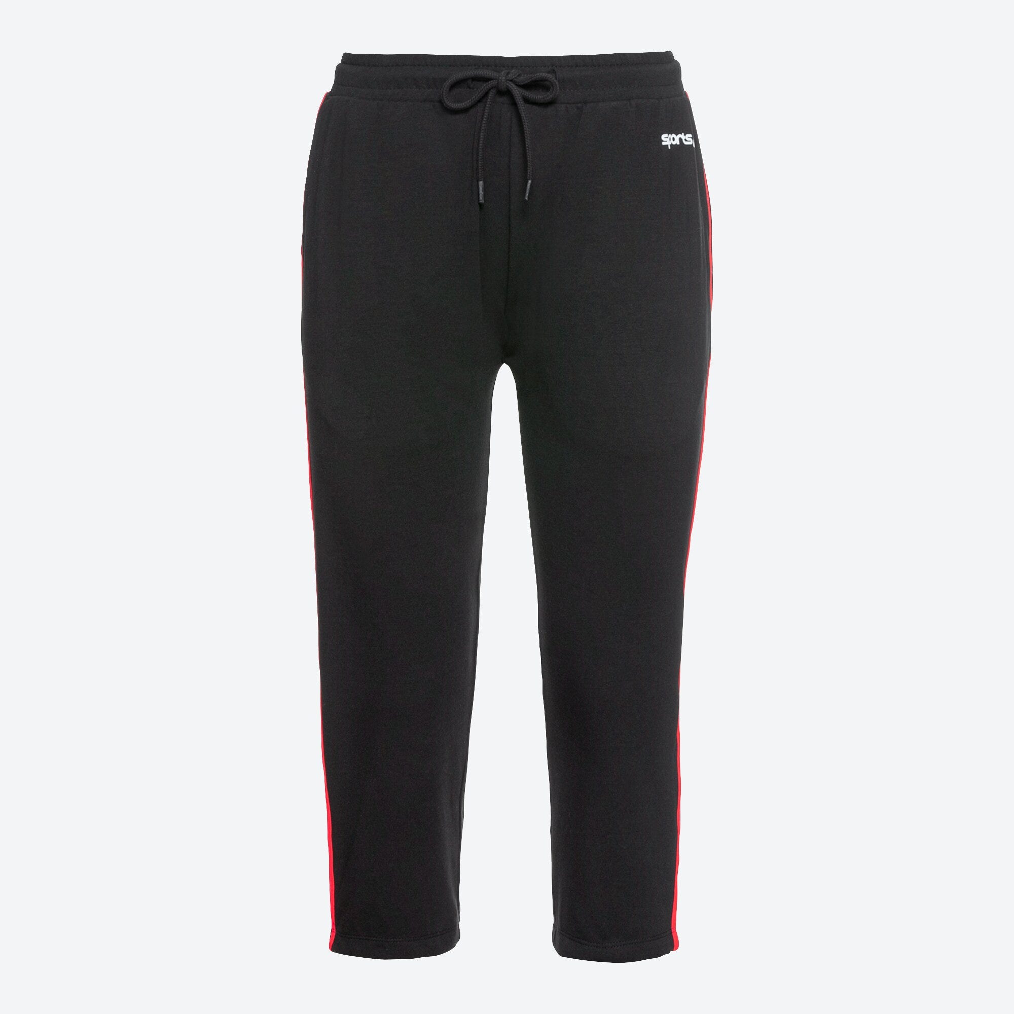 Damen-Fitness-Hose mit Kontrast-Streifen