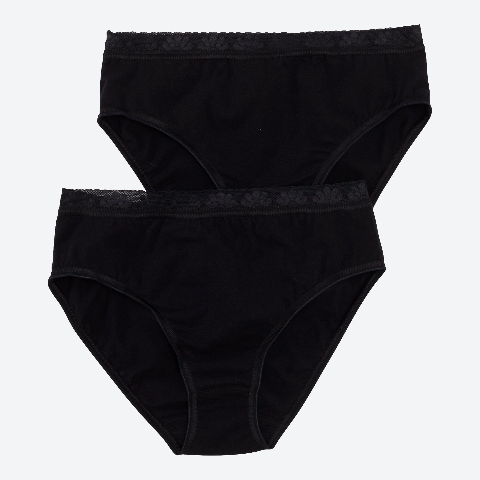 Damen-Rioslip mit Spitzen-Bund, 2er-Pack