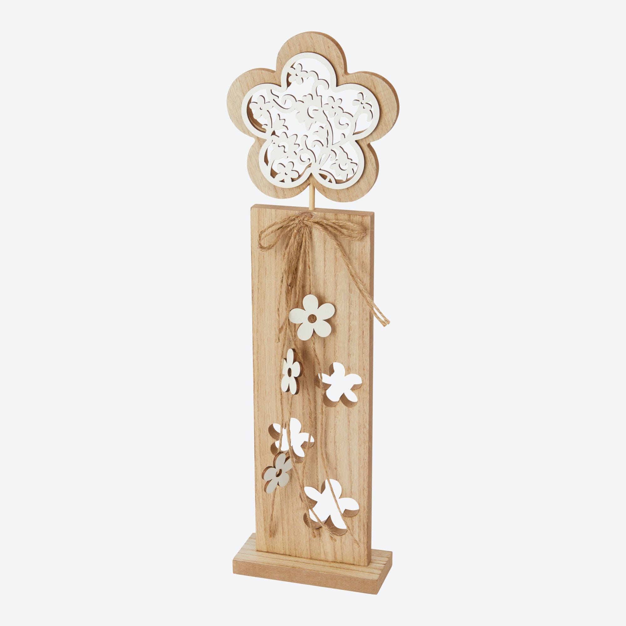 Holz-Dekoration, ca. 16x5x42cm