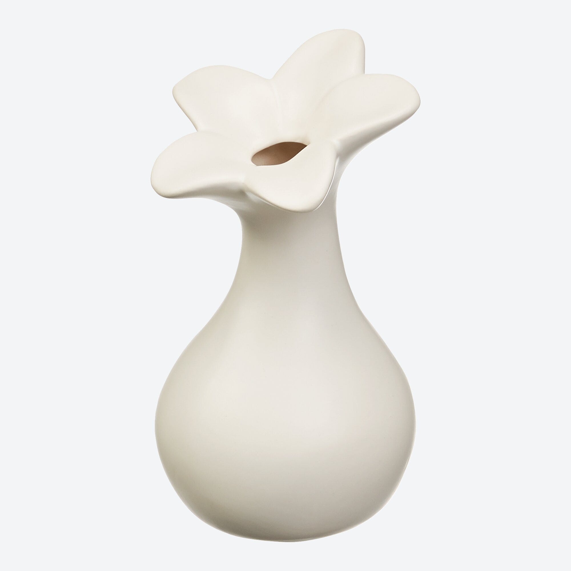 Vase in Blumenform, ca. 9,8x9,5x16,8cm