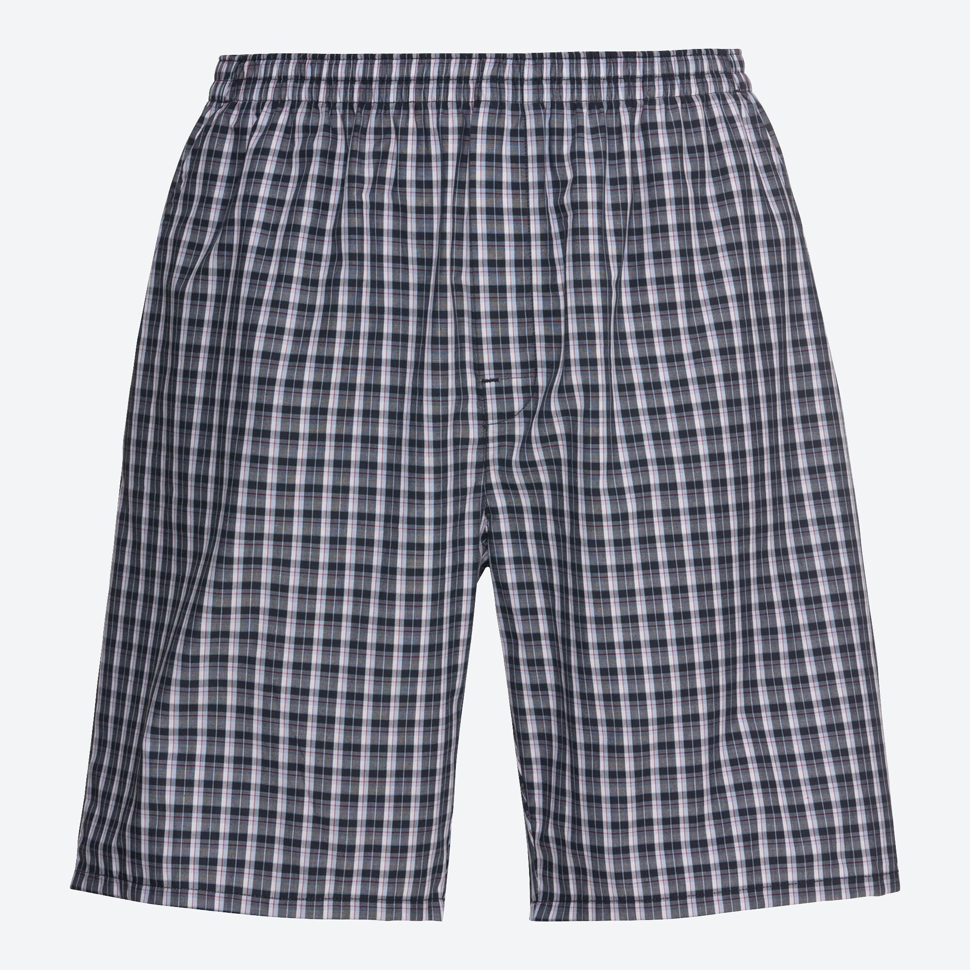 Herren-Webhose mit Karomuster