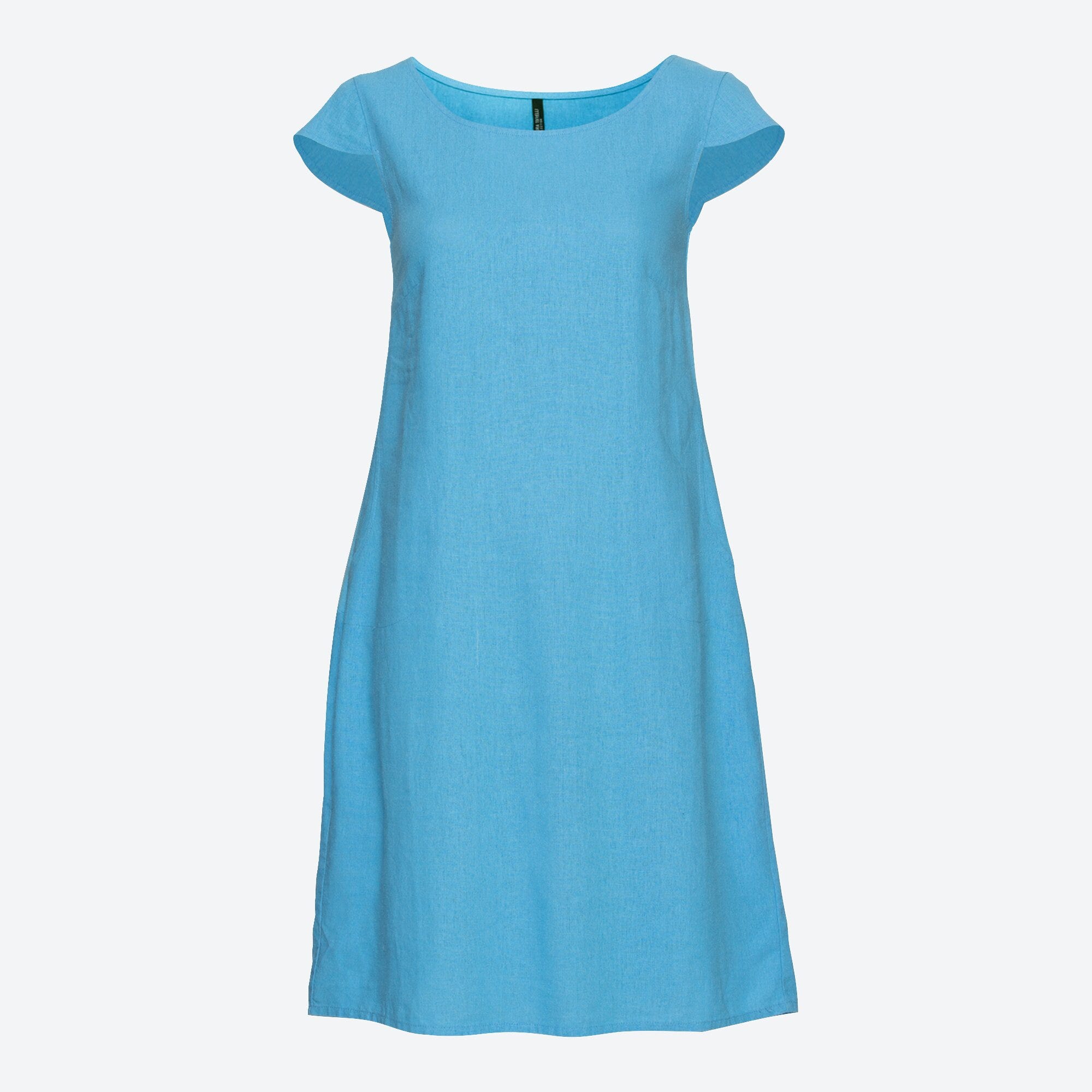 Damen-Kleid mit Leinen