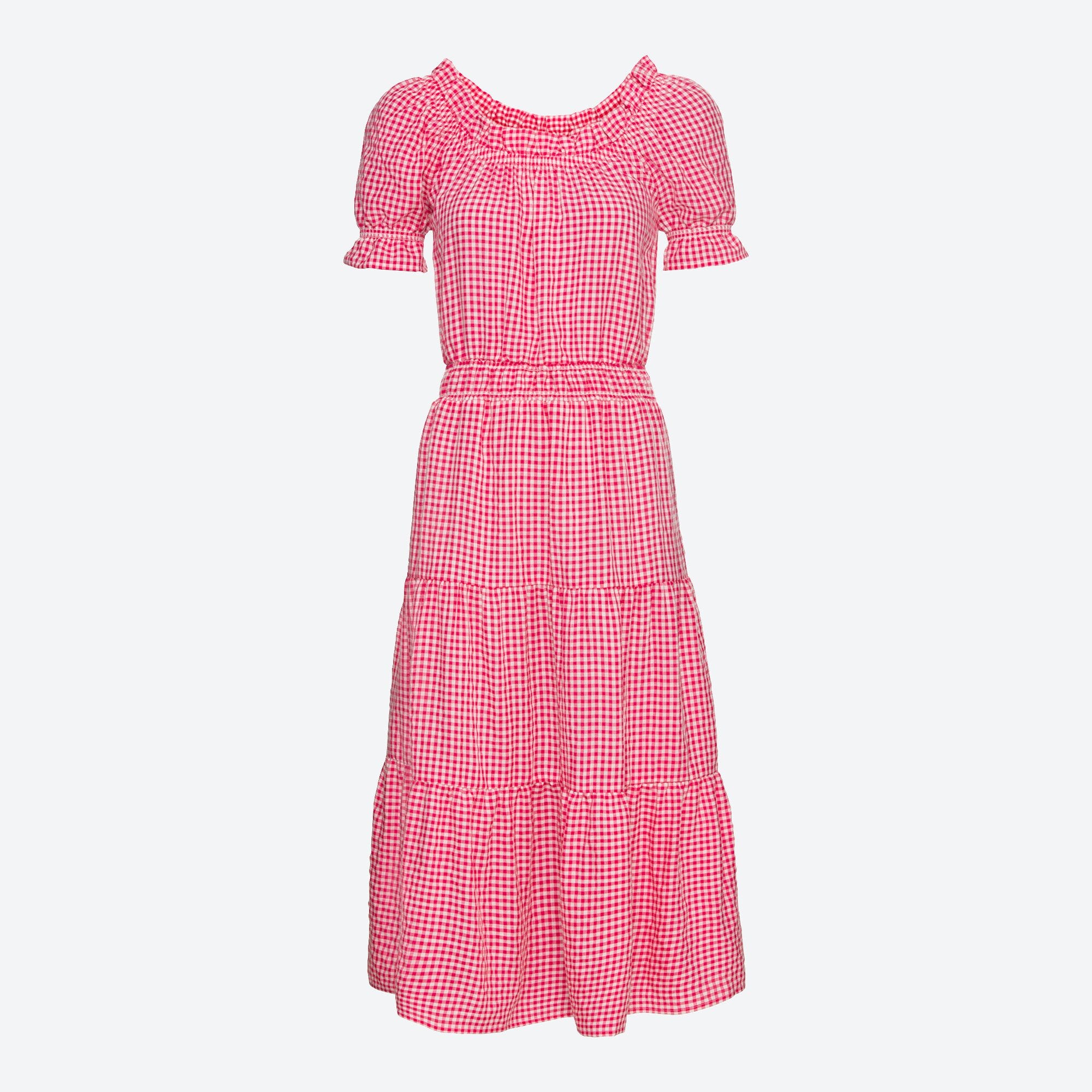 Damen-Kleid mit Karomuster