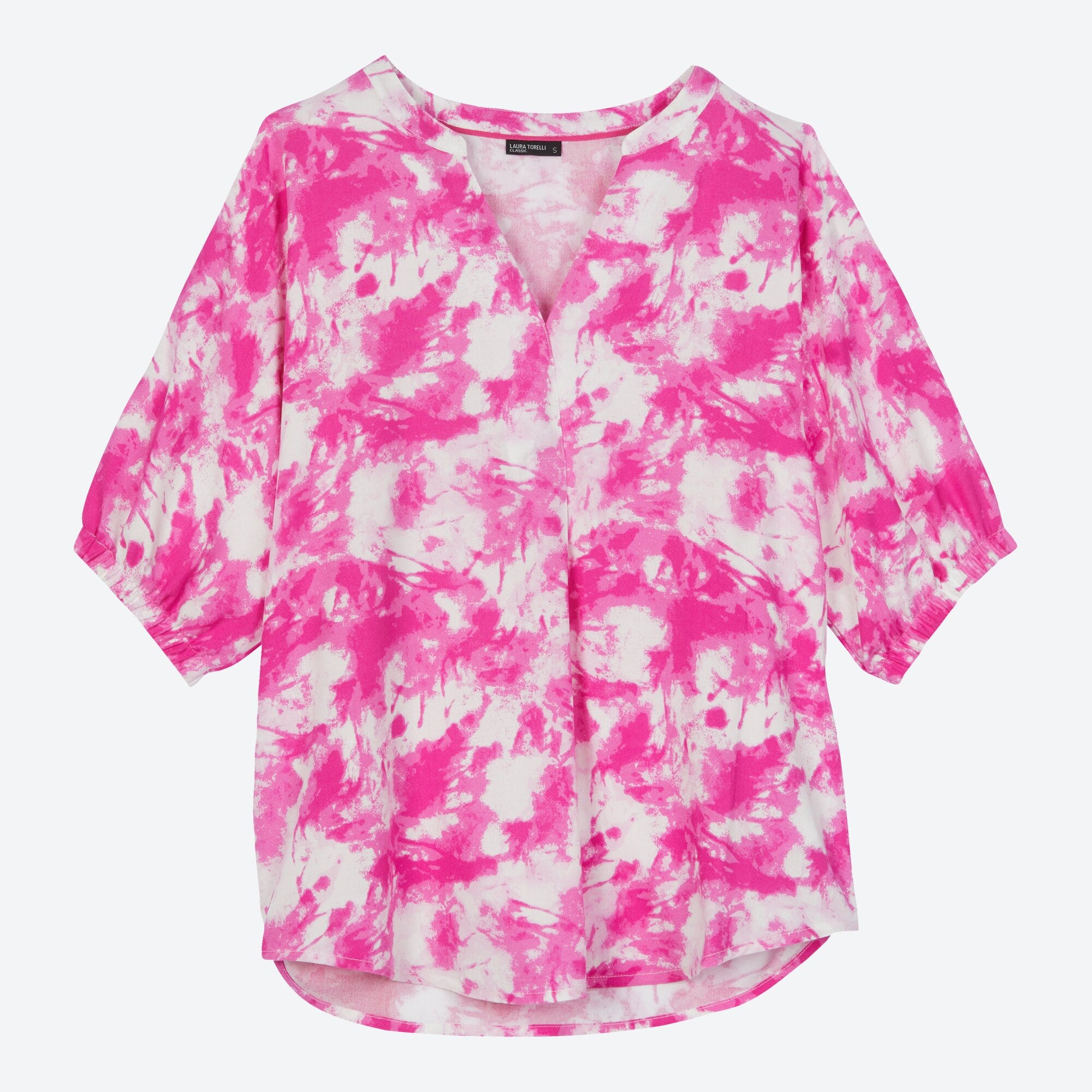 Damen-Bluse in Batik-Optik