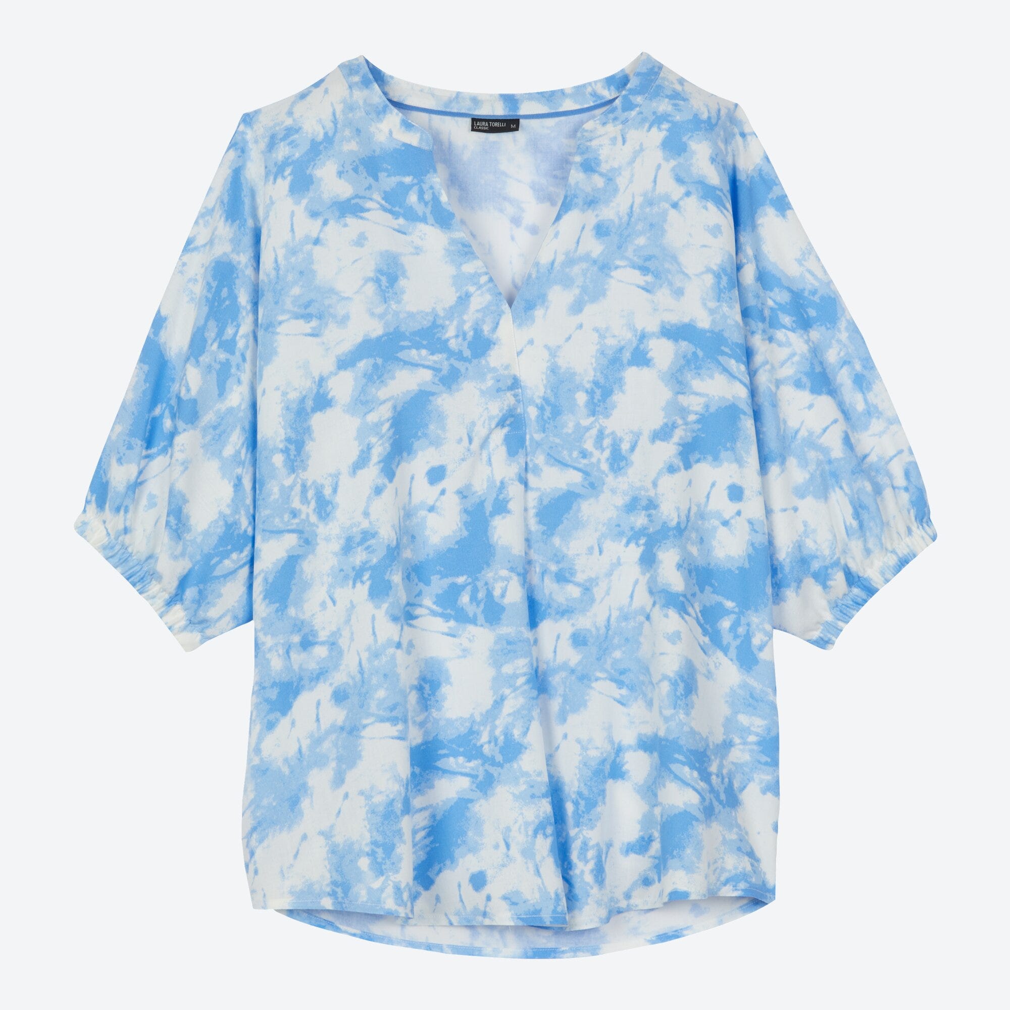 Damen-Bluse in Batik-Optik