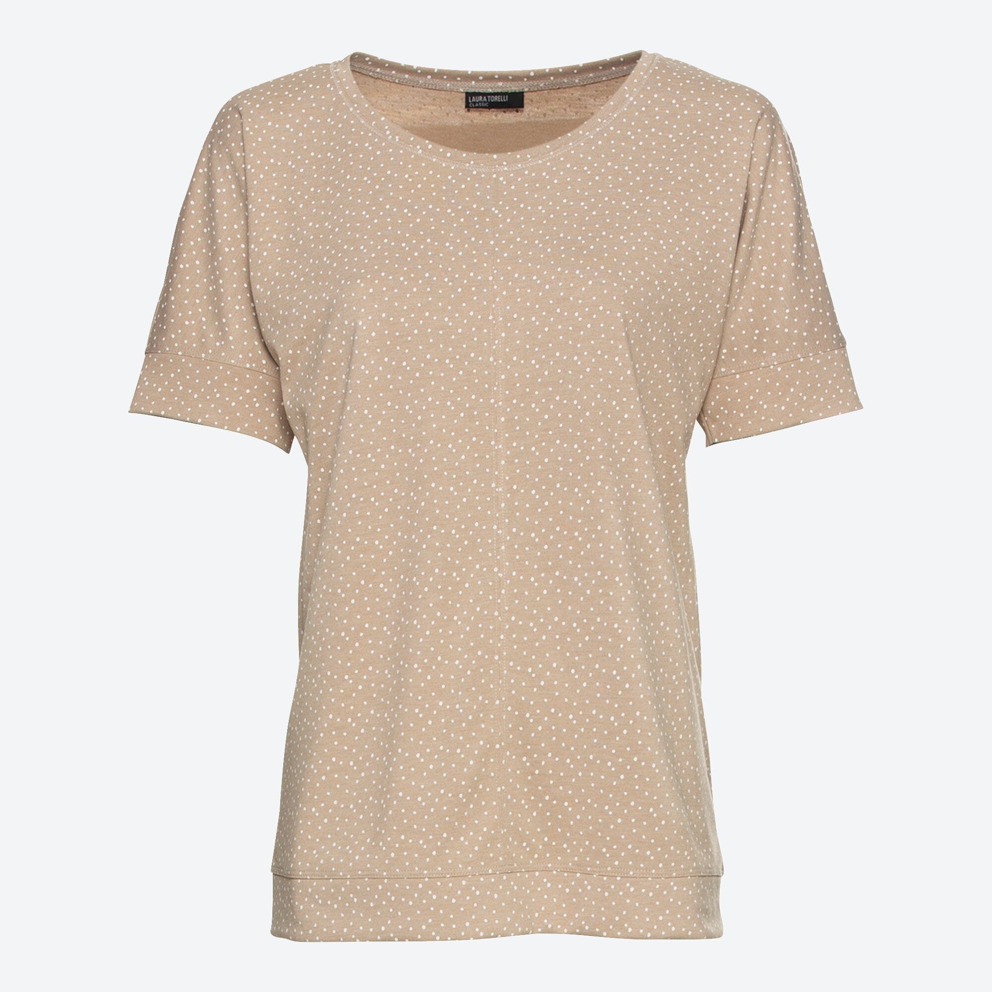 Damen-T-Shirt mit Punkte-Muster