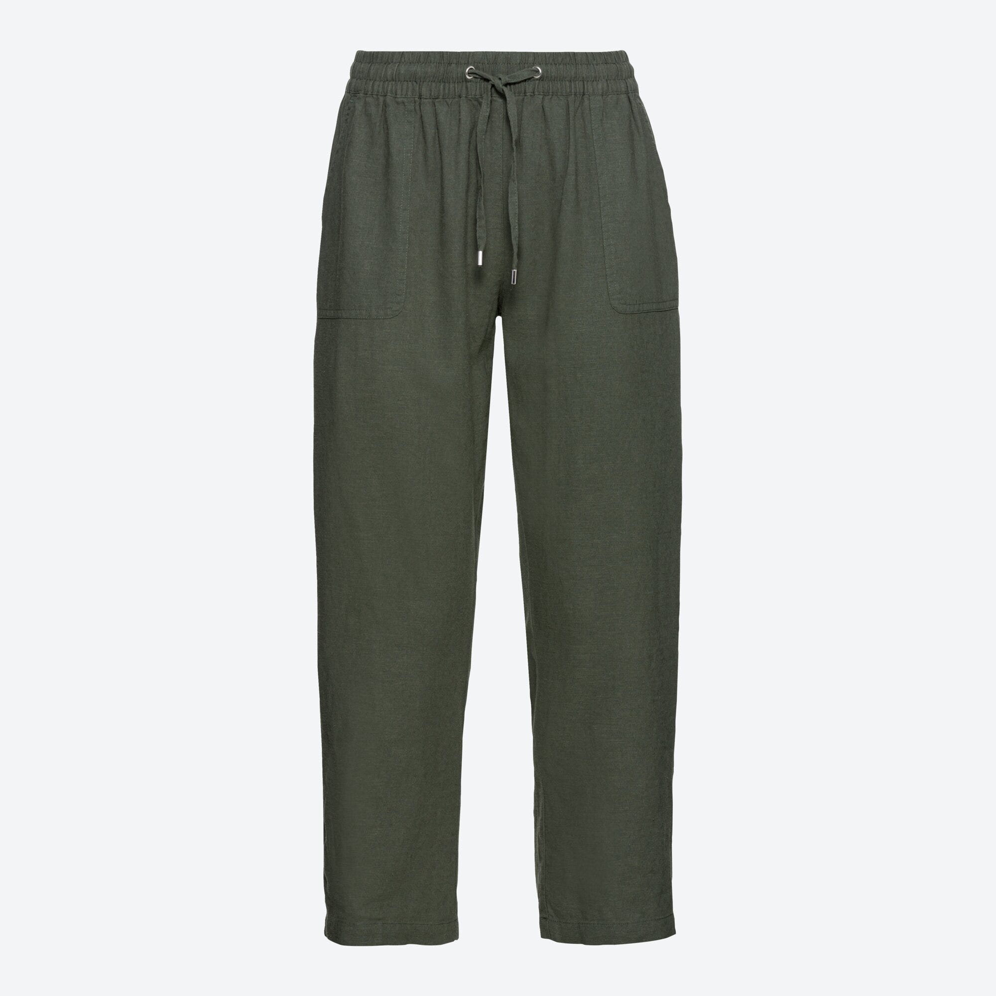 Damen-Caprihose in Leinenoptik