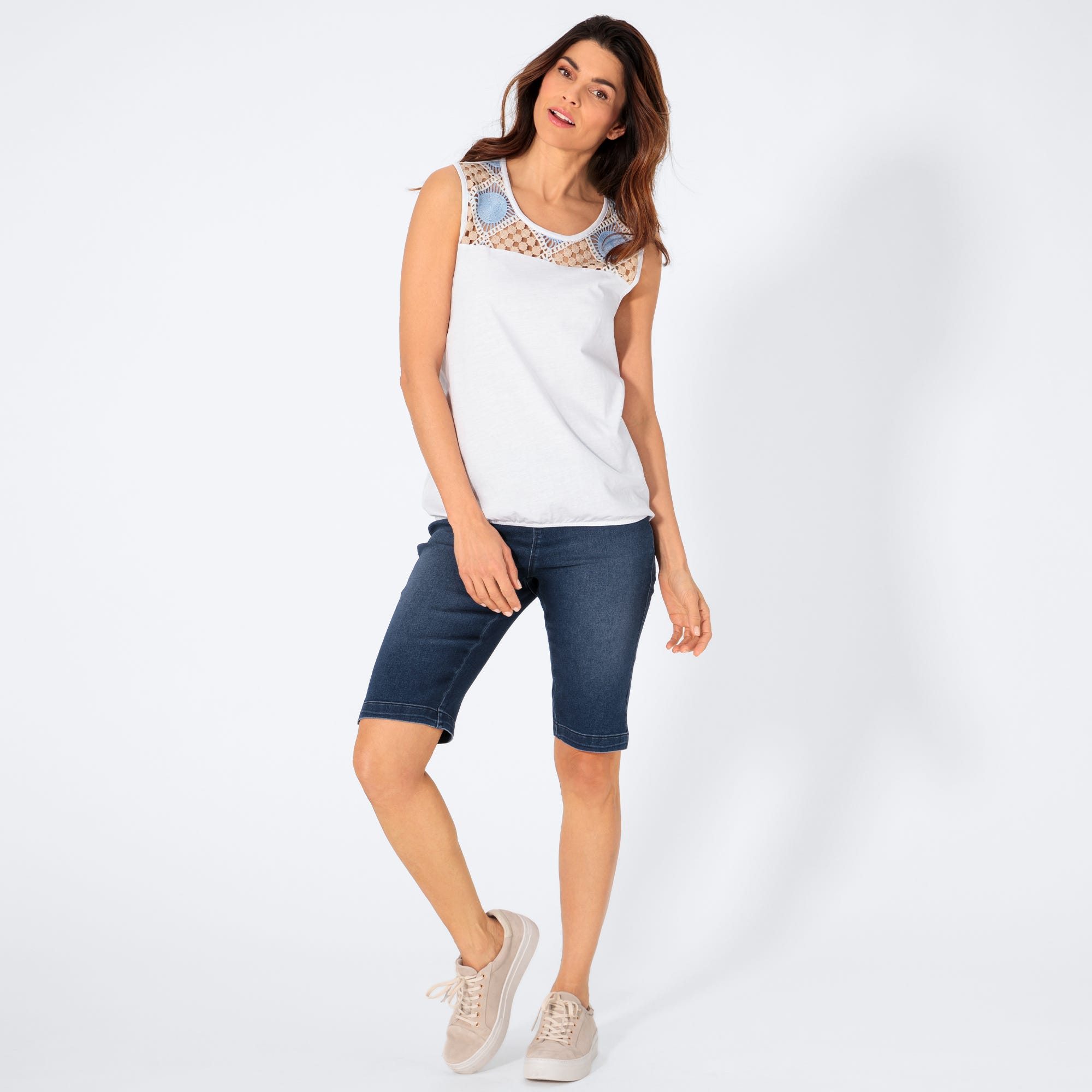 Damen-Jeans-Bermudas