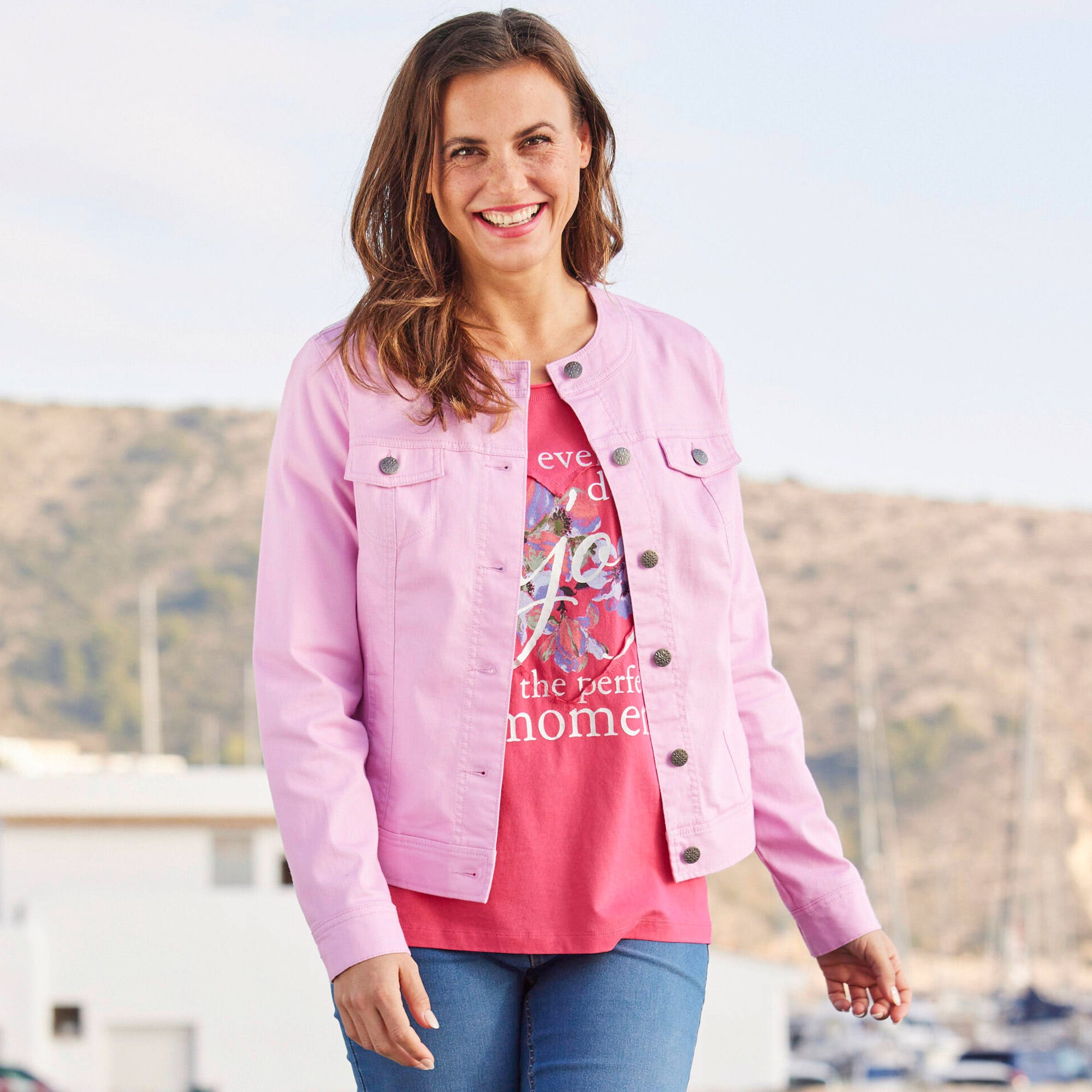 Damen-Jacke mit Ziertaschen