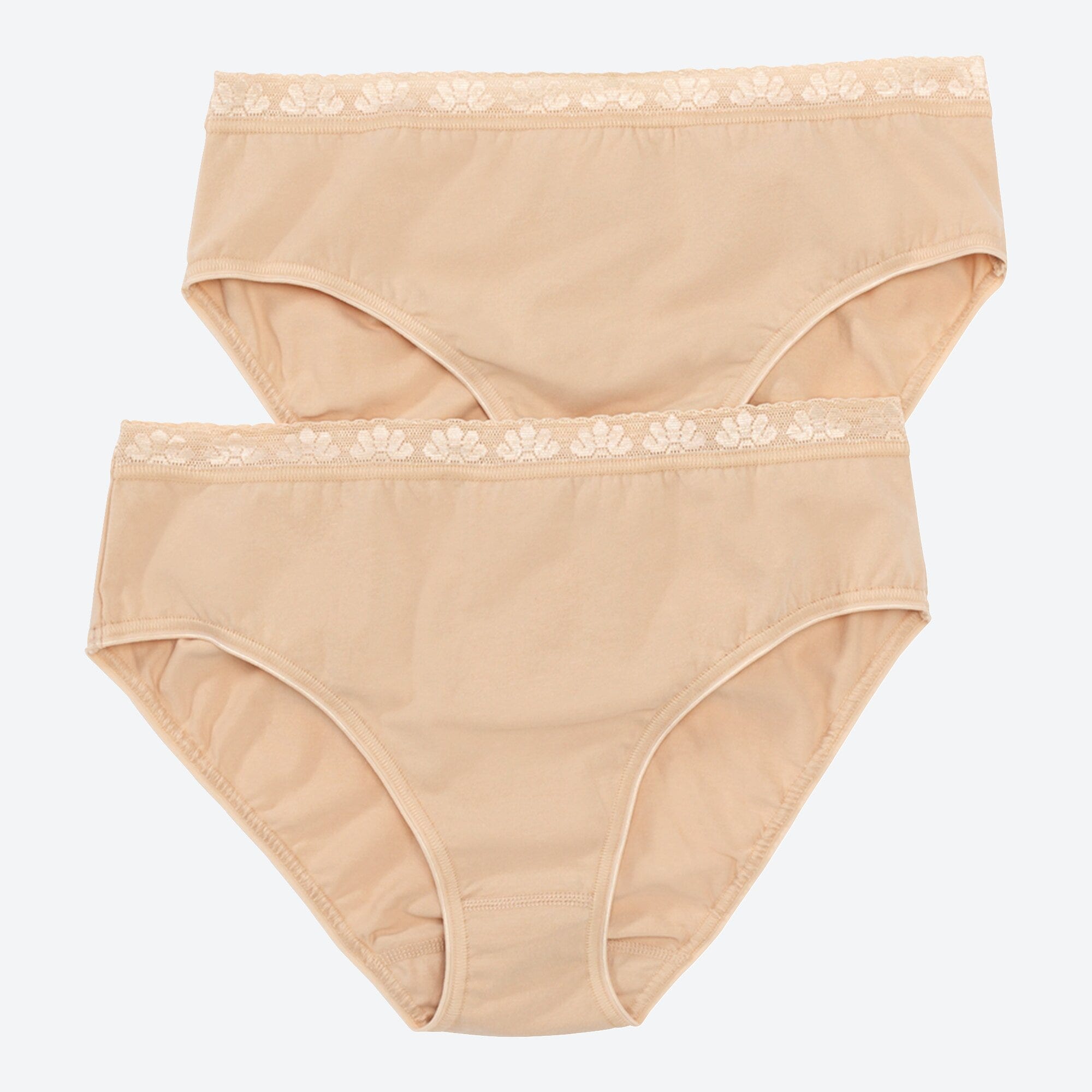 Damen-Rioslip mit Spitzen-Bund, 2er-Pack