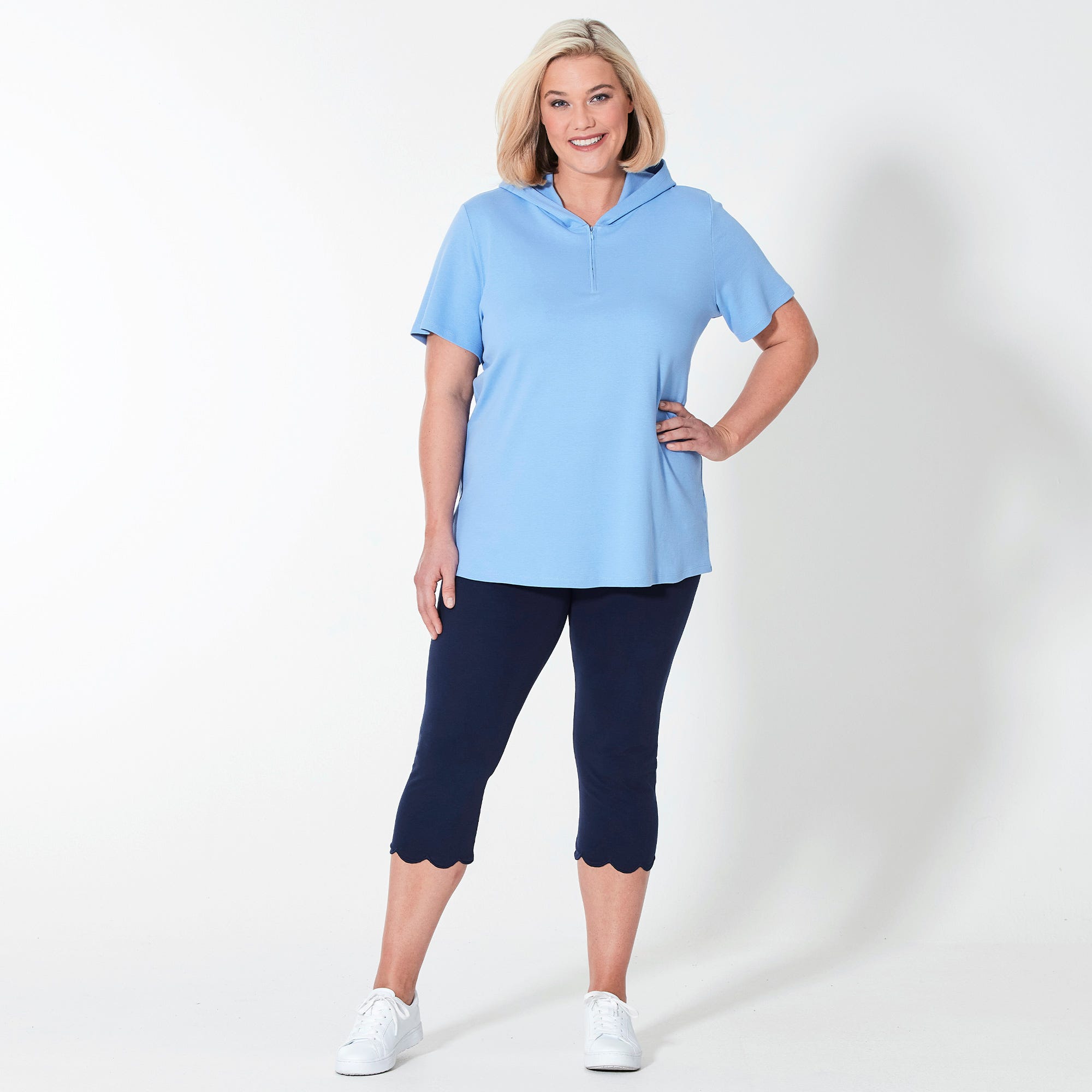 Damen-Leggings in 7/8-Länge, große Größen
