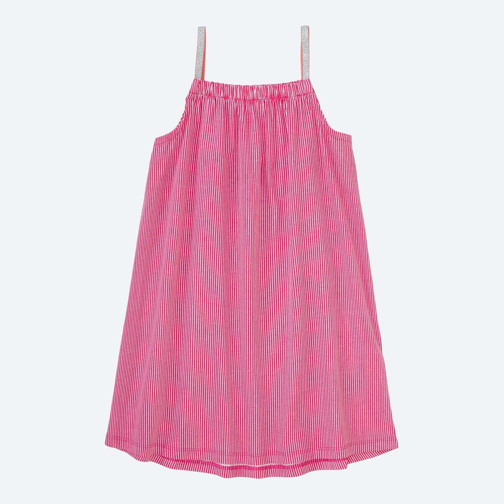 Mädchen-Kleid mit Längsstreifen