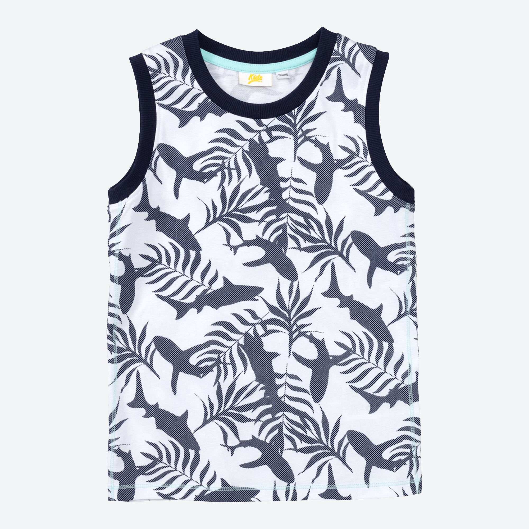 Jungen-Top mit Hai-Muster