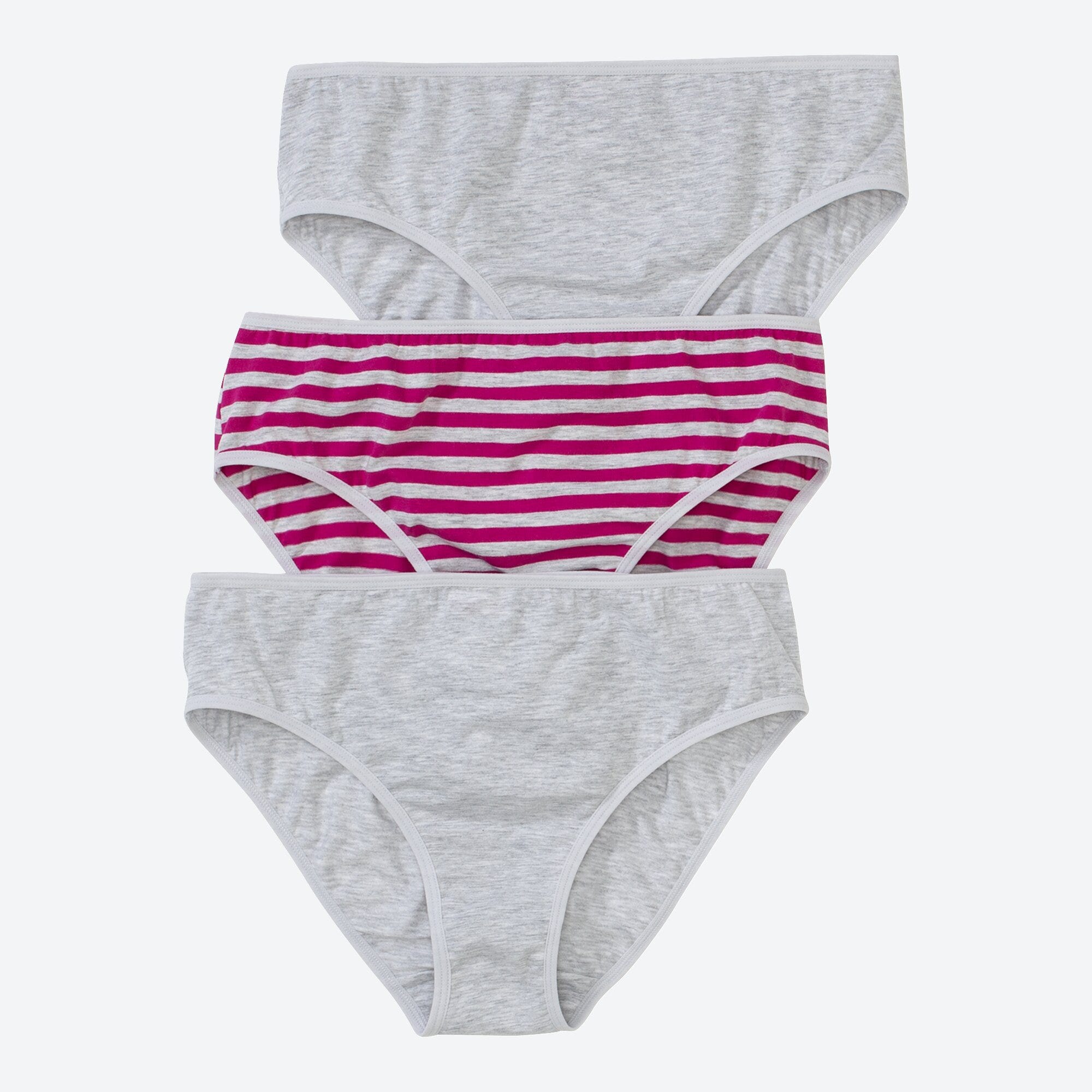 Damen-Rioslip in Melange-Optik. 3er-Pack