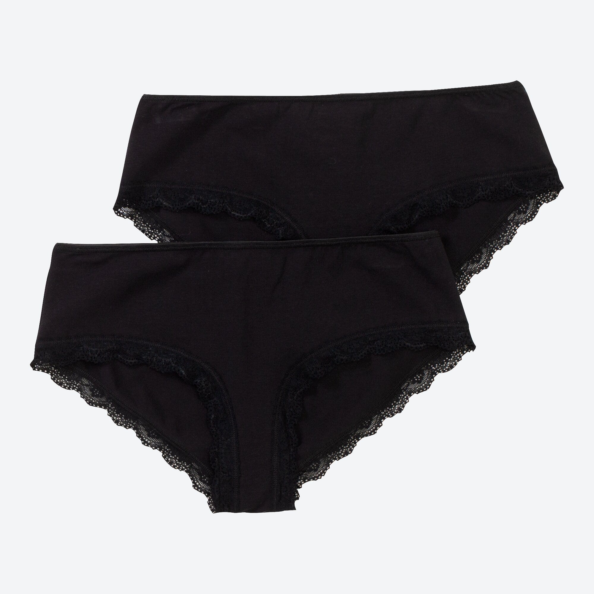 Damen-Panty mit Spitzenverzierung, 2er-Pack
