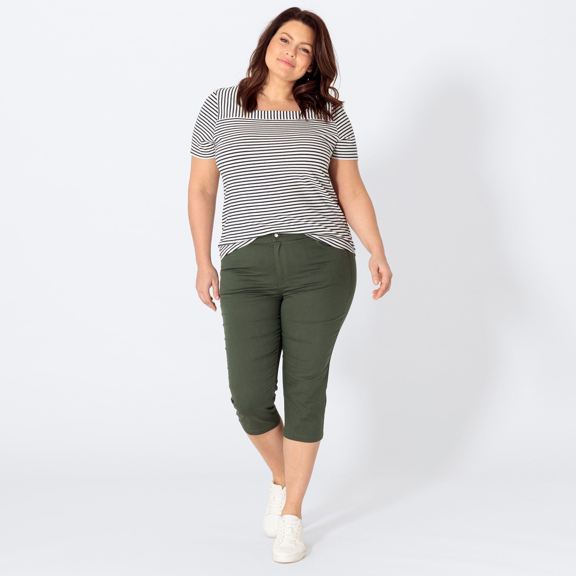 Damen-Caprihose in 7/8-Länge, große Größen