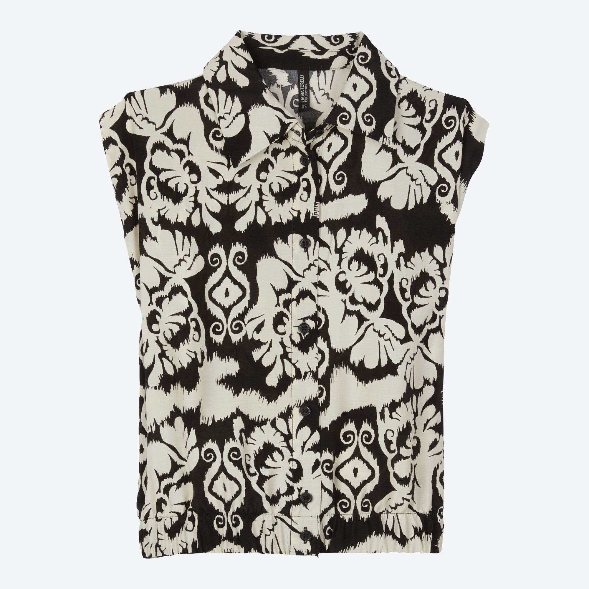 Damen-Bluse mit Polokragen