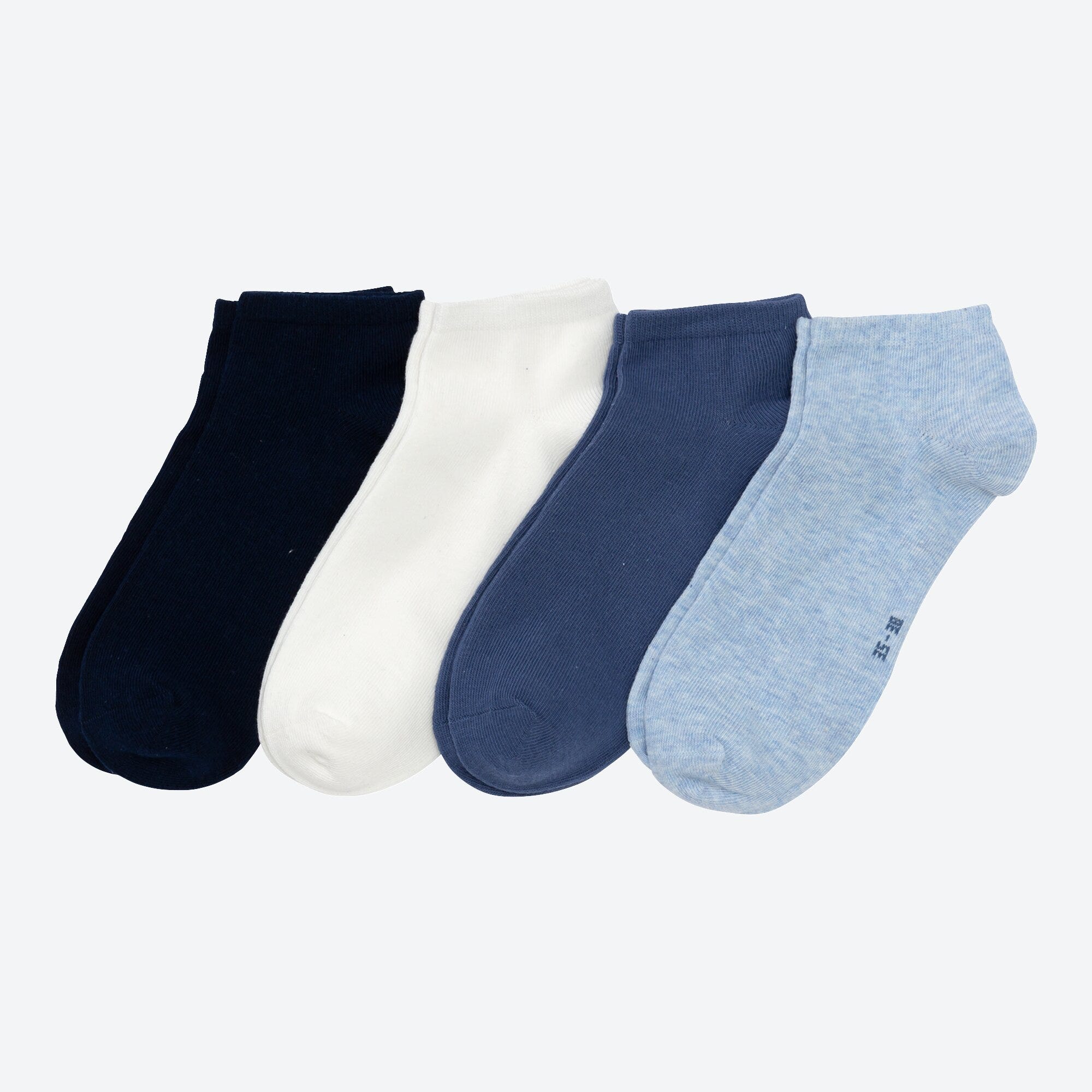 Damen-Sneaker-Socken, 4er-Pack