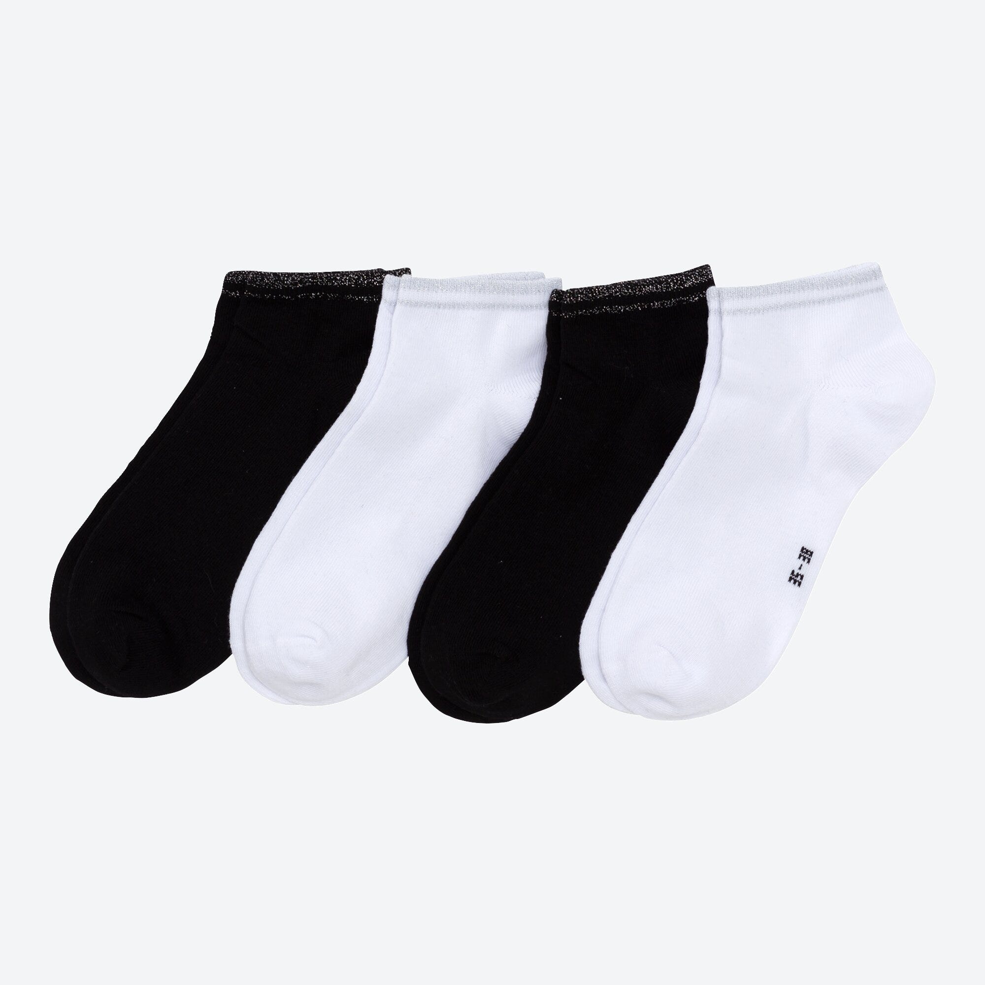 Damen-Sneaker-Socken, 4er-Pack