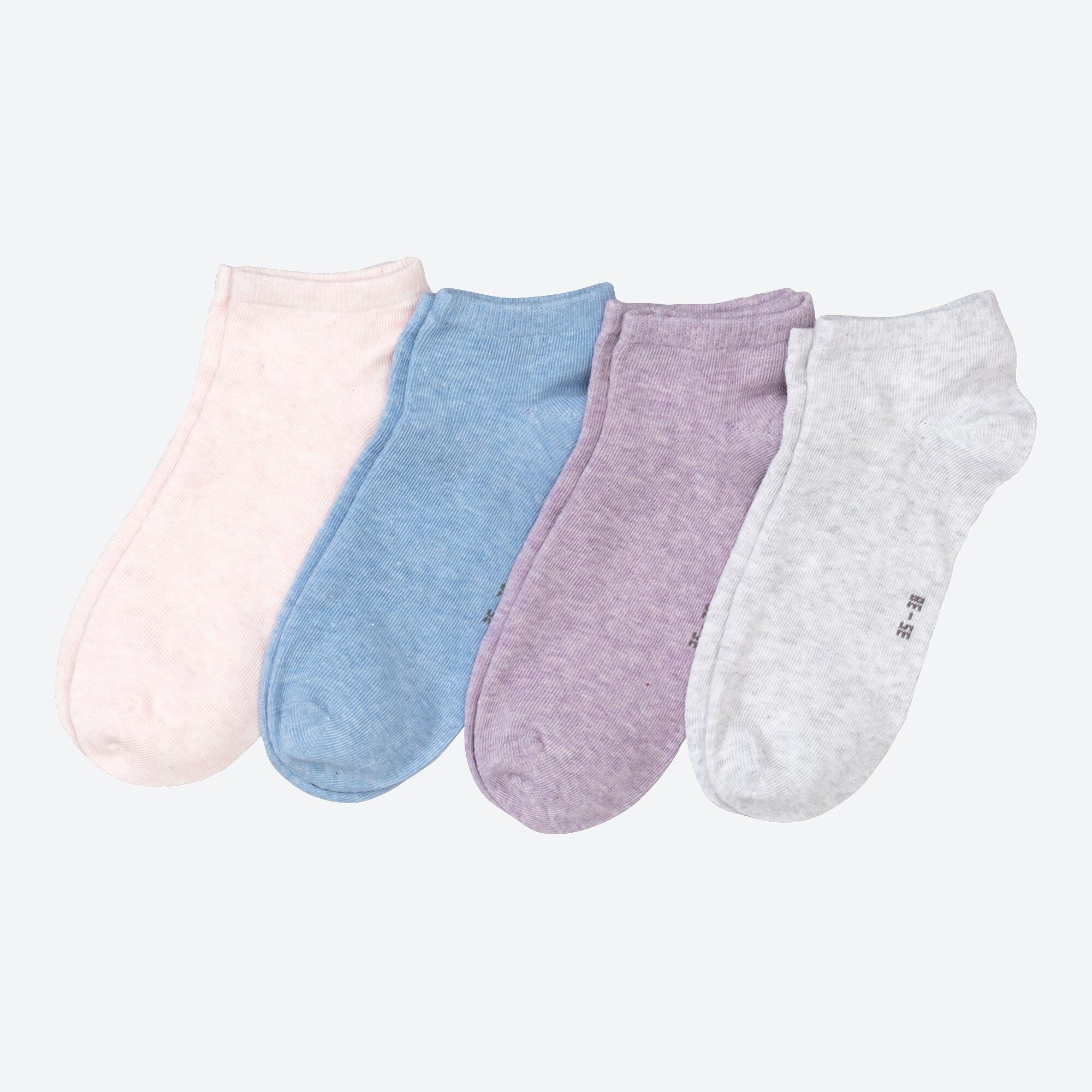 Damen-Sneaker-Socken, 4er-Pack