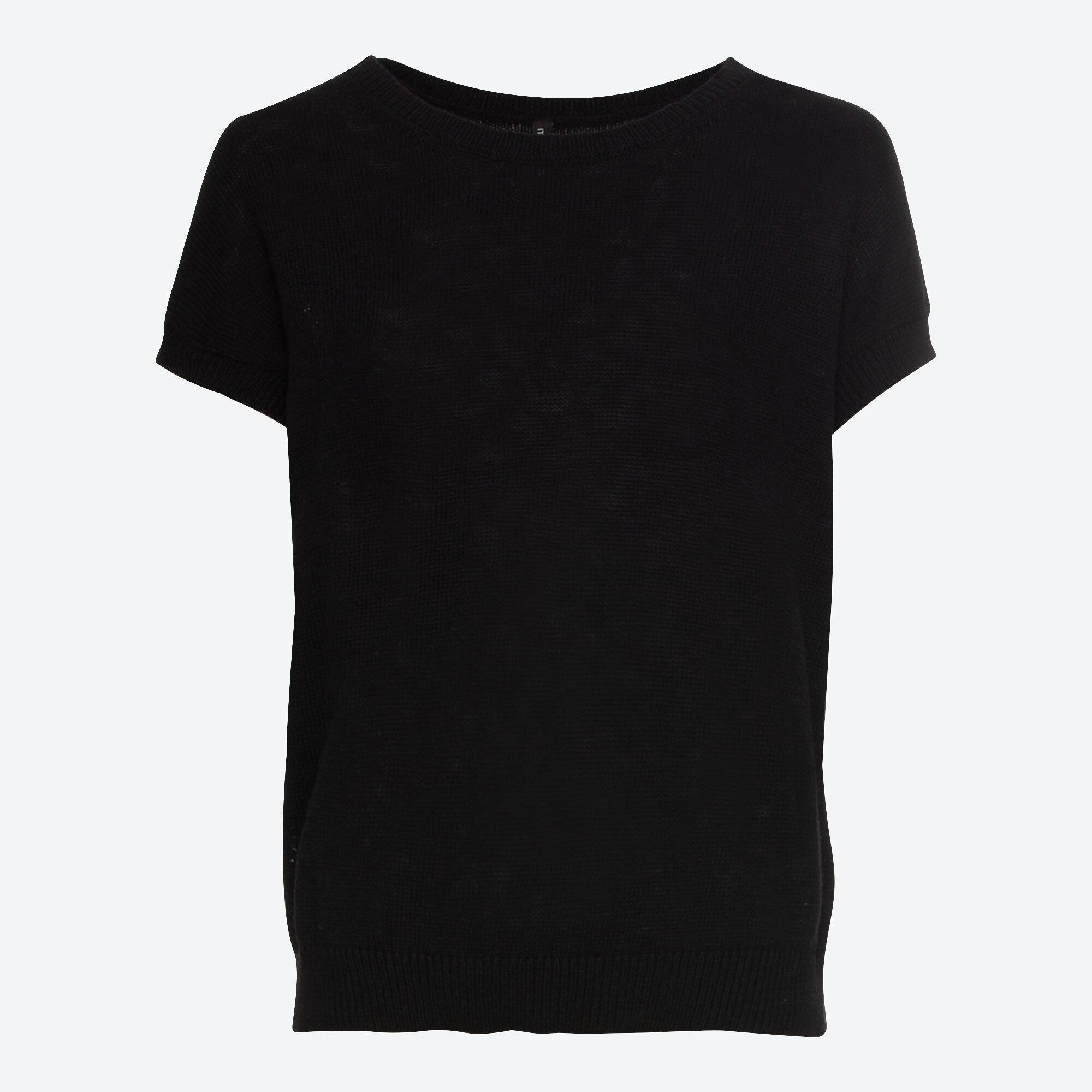 Damen-T-Shirt mit Feinstrick-Design