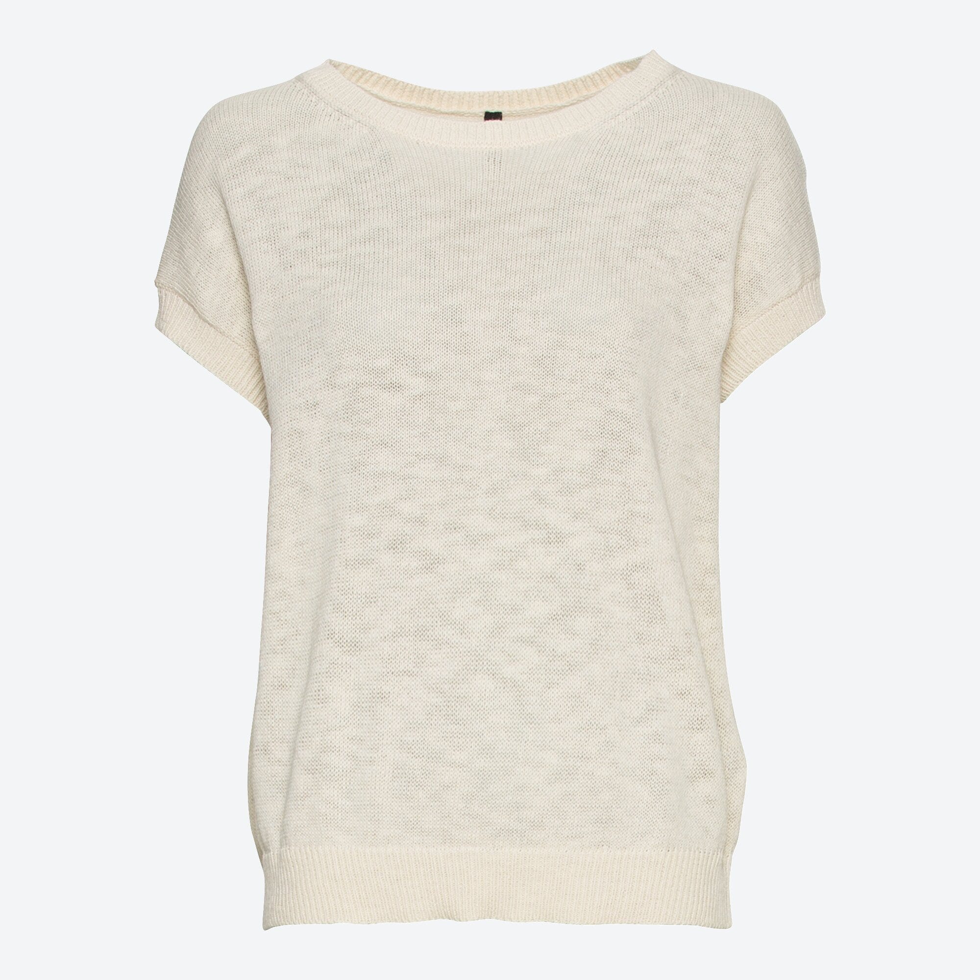 Damen-T-Shirt mit Feinstrick-Design