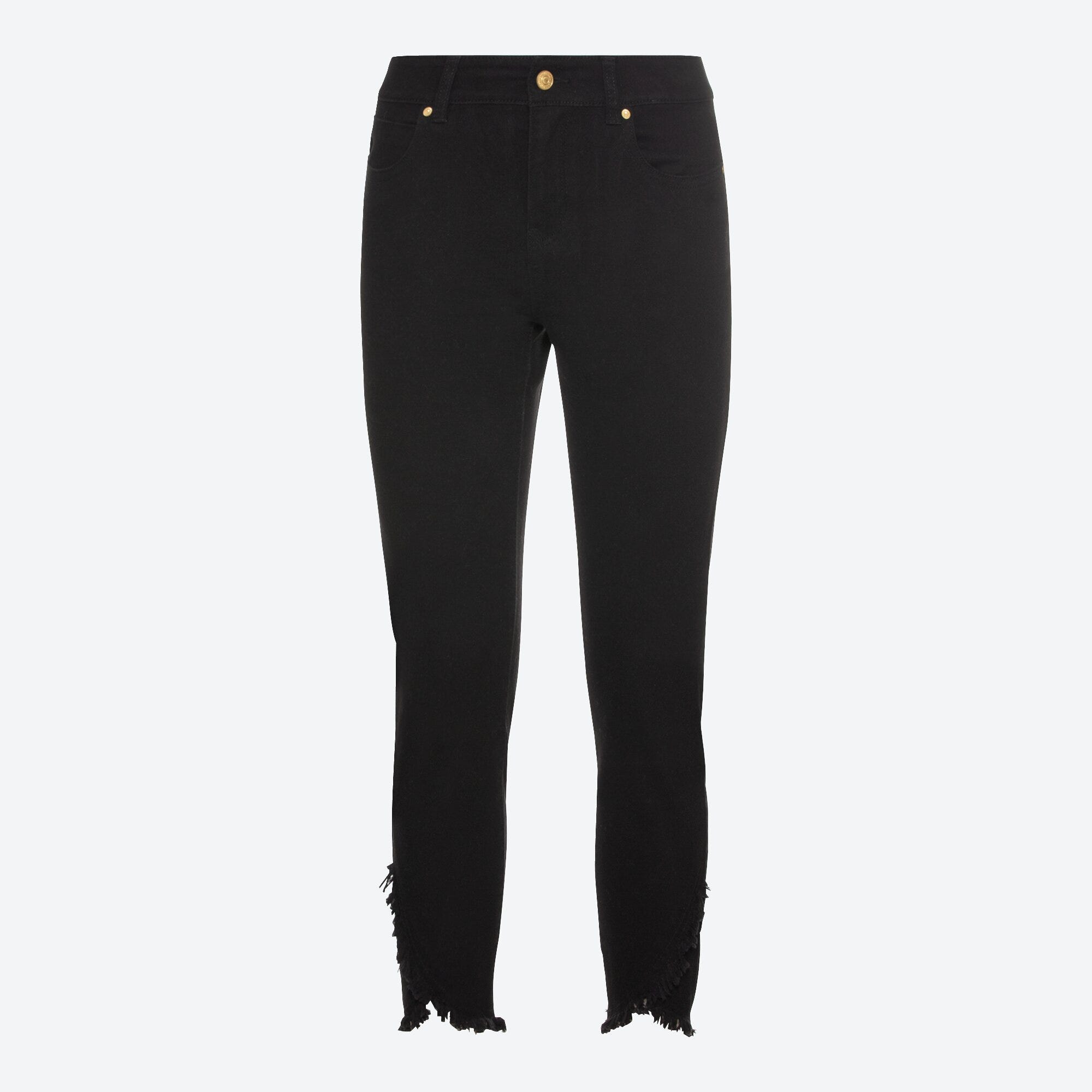 Damen-Caprihose mit offener Saumkante