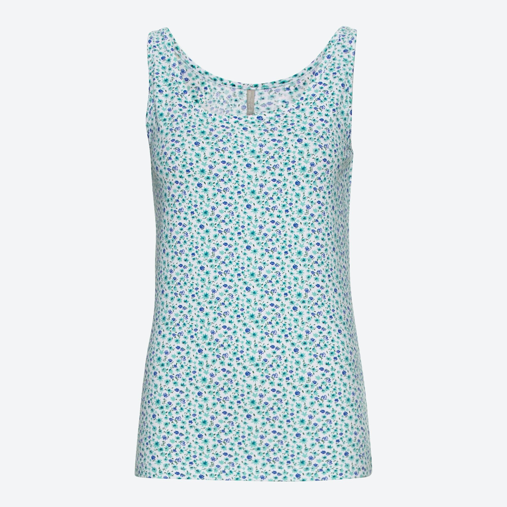 Damen-Top mit Blümchen-Muster