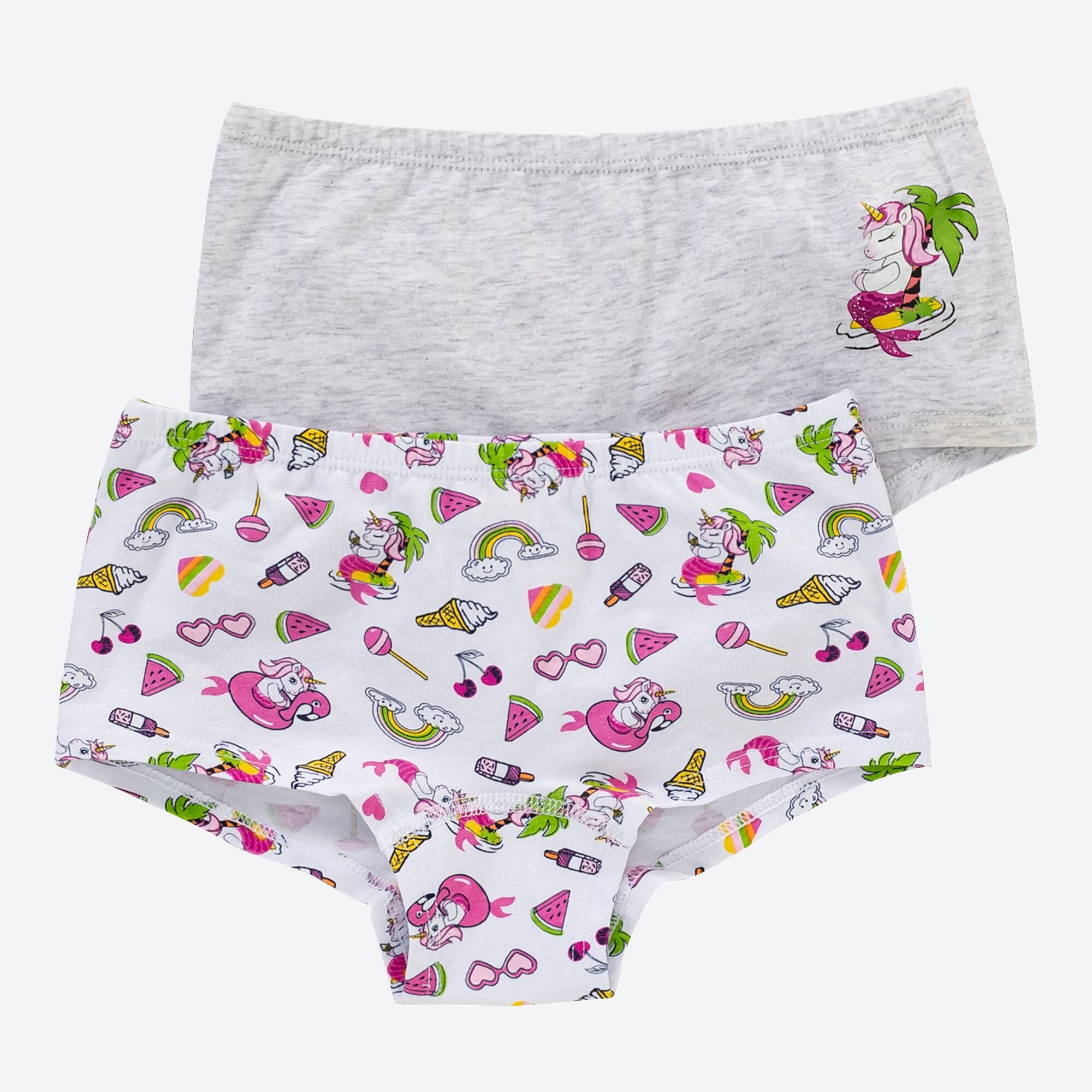 Mädchen-Panty mit Sommer-Muster, 2er-Pack